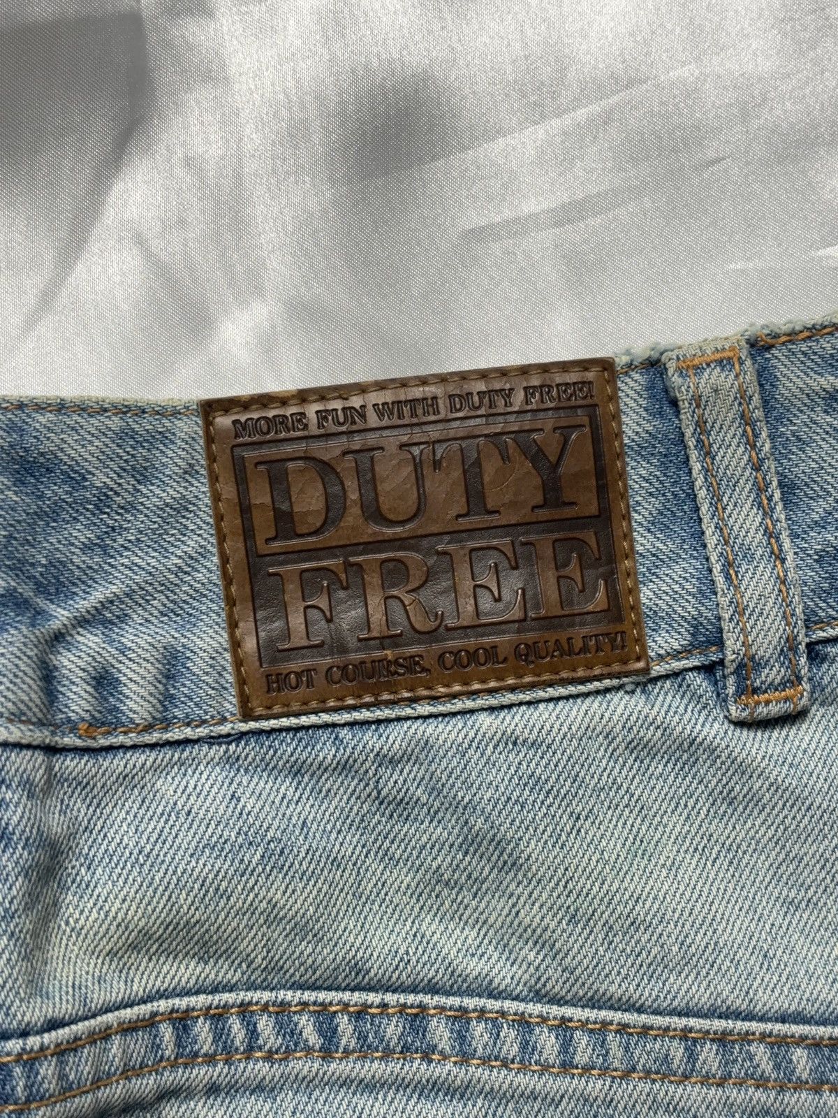 Japanese Brand × Vintage Lace up faded vintage denim mini skirt Size 27" / US 4 / IT 40 - 6 Thumbnail