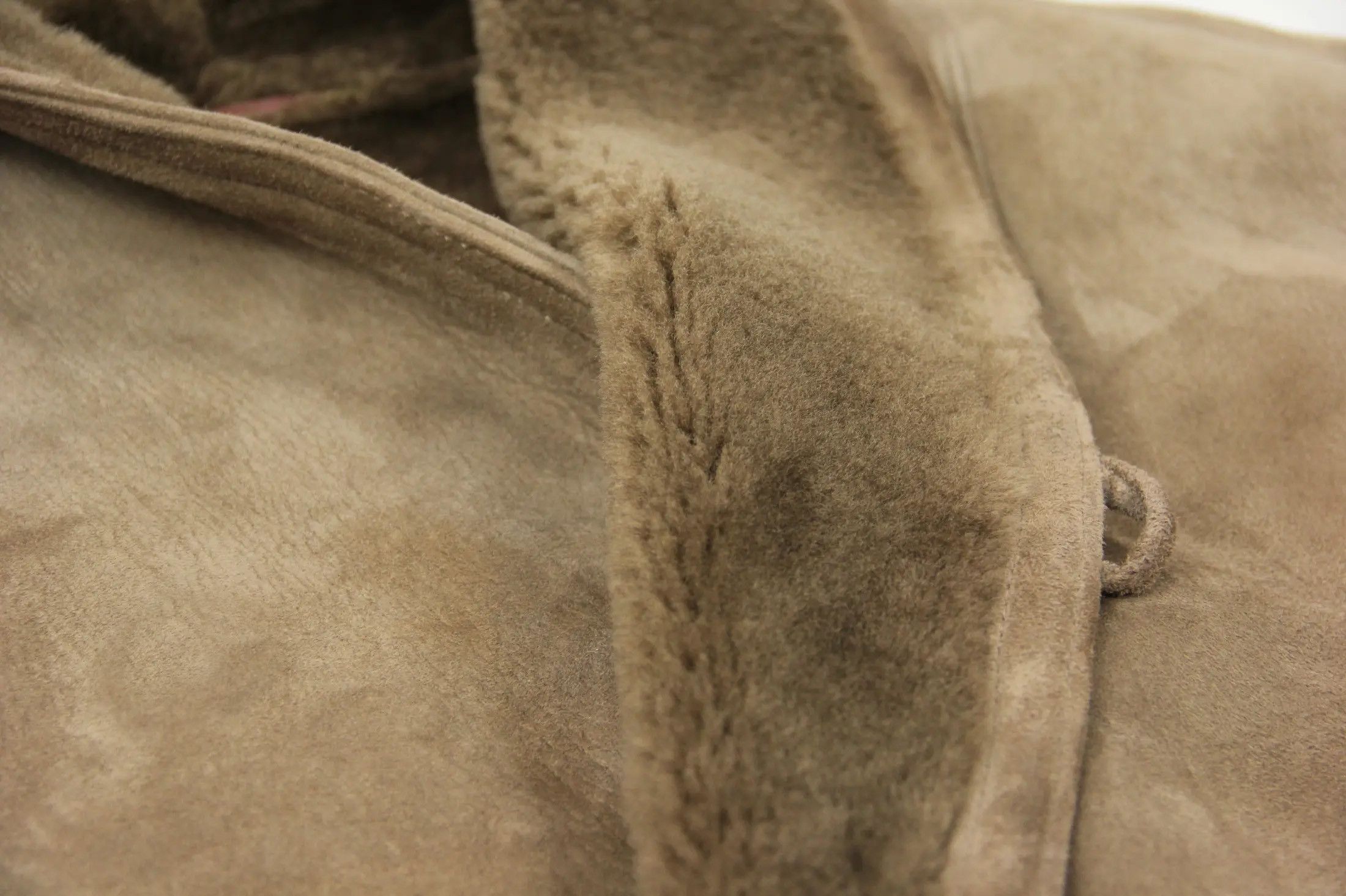 Other Light Brown Shawl Collar Short Supple Shearling Jacket, 42 Size US L / EU 52-54 / 3 - 5 Thumbnail