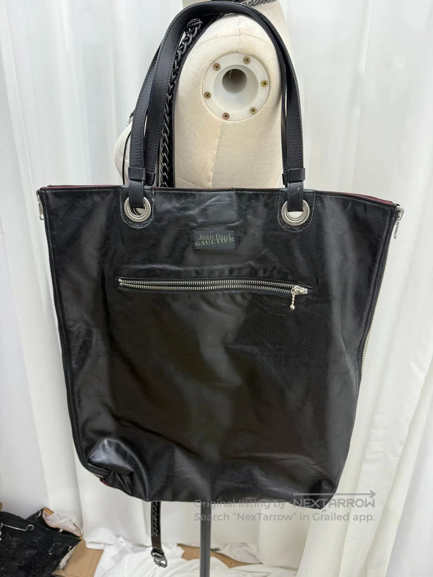 Jean Paul Gaultier Jean Paul Gaultier Dragon Design Tote Bag. Size ONE SIZE - 3 Thumbnail