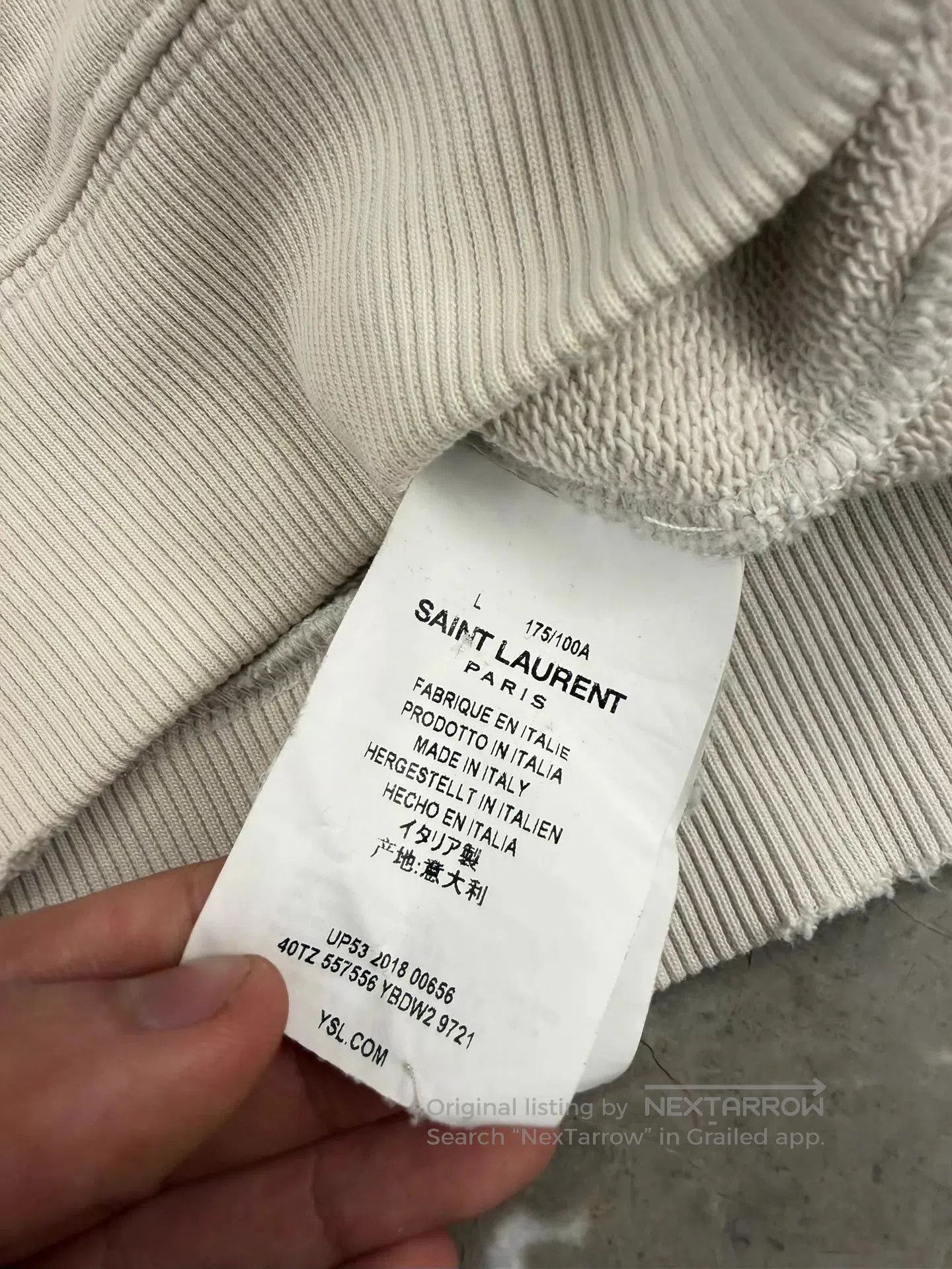 Saint Laurent Paris White Long Sleeve Graphic Robot Print Shirt. Size US L / EU 52-54 / 3 - 7 Thumbnail