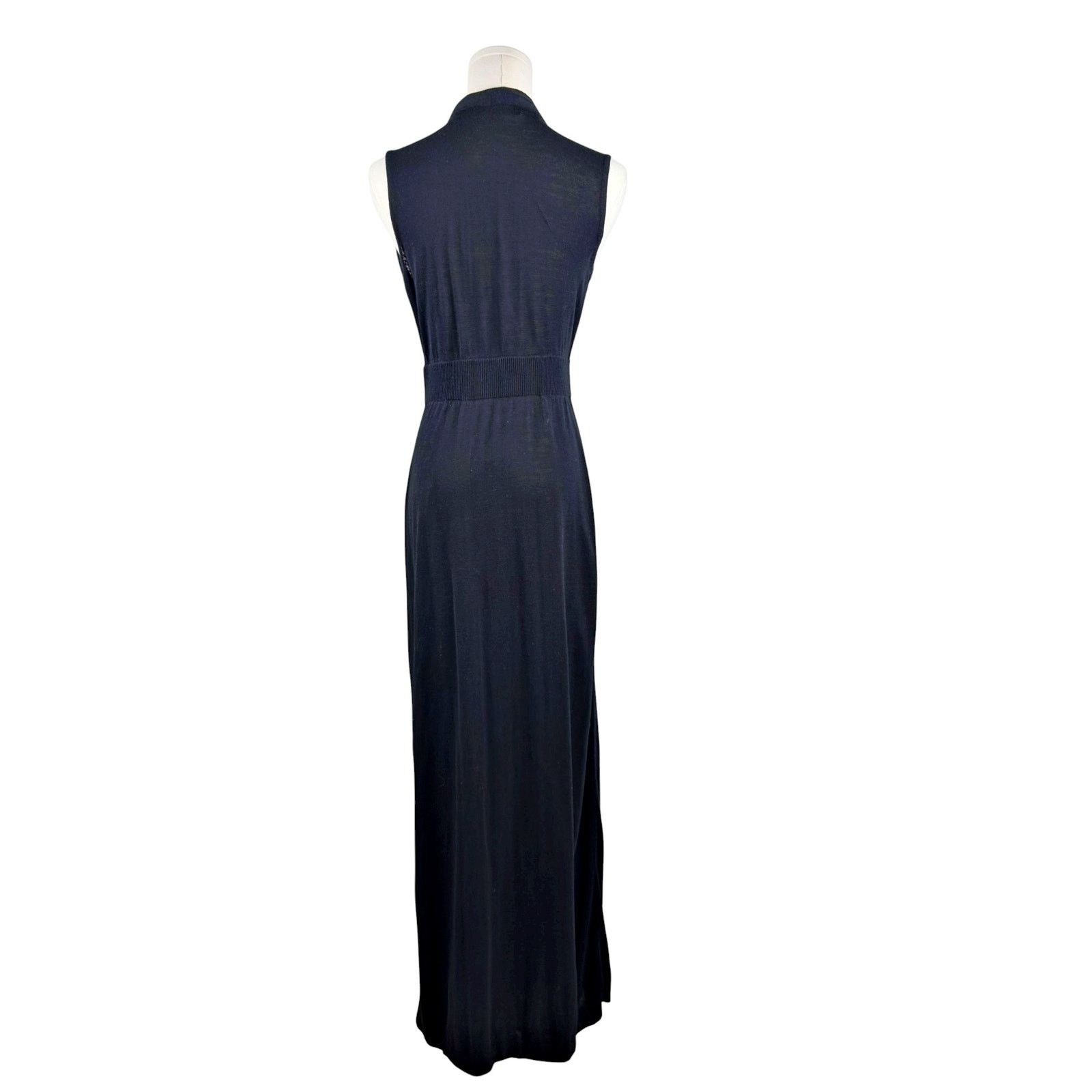 Other Peruvian Connection XS Adriatico Black Sleeveless Maxi Dress Size XS / US 0-2 / IT 36-38 - 4 Thumbnail