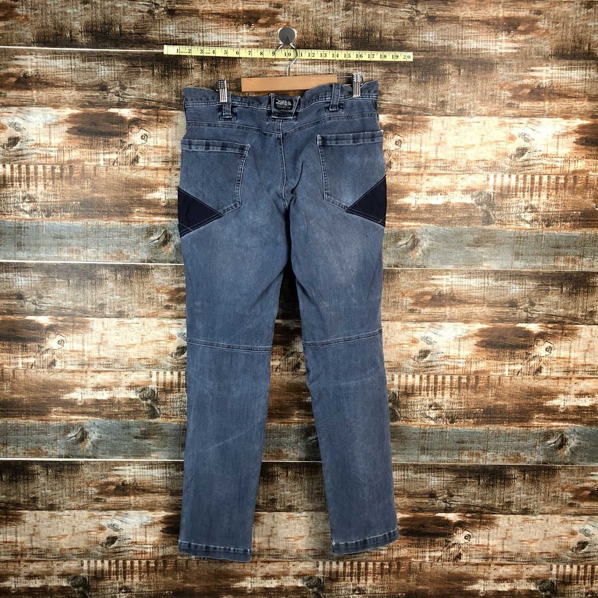 Japanese Brand Tora japan vintage ripped Blue Denim Pants #A2159 Size US 32 / EU 48 - 18 Thumbnail