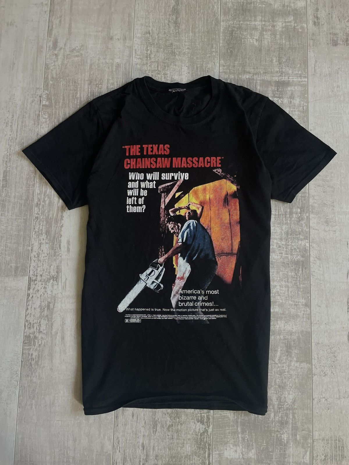 VINTAGE THE TEXAS CHAINSAW MASSACRE T-SHIRT 00S RARE SIZE M