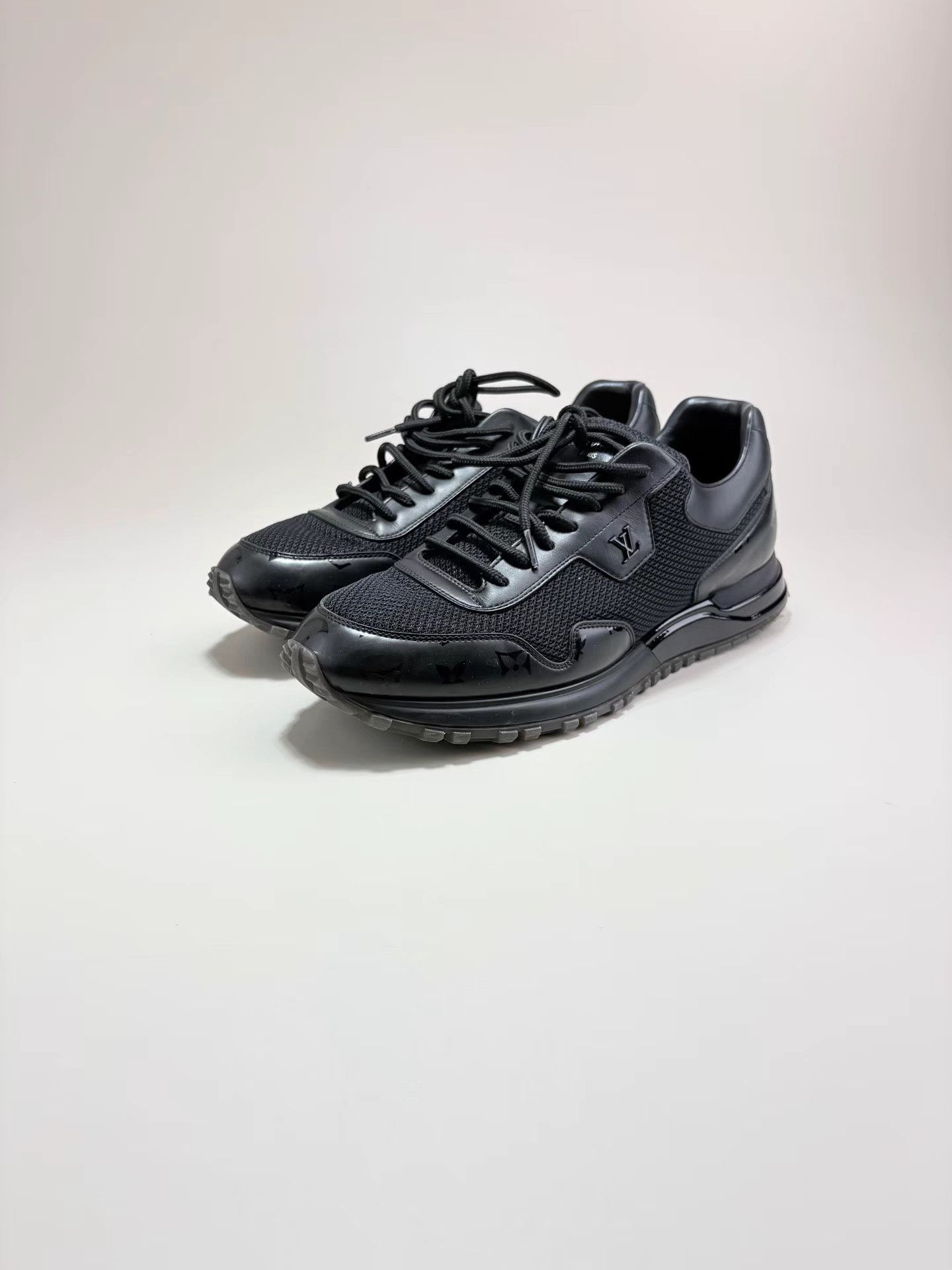 Louis Vuitton LOUIS VUITTON Run Away Black Sneakers K1 Size US 7.5 / EU 40-41 - 1 Thumbnail