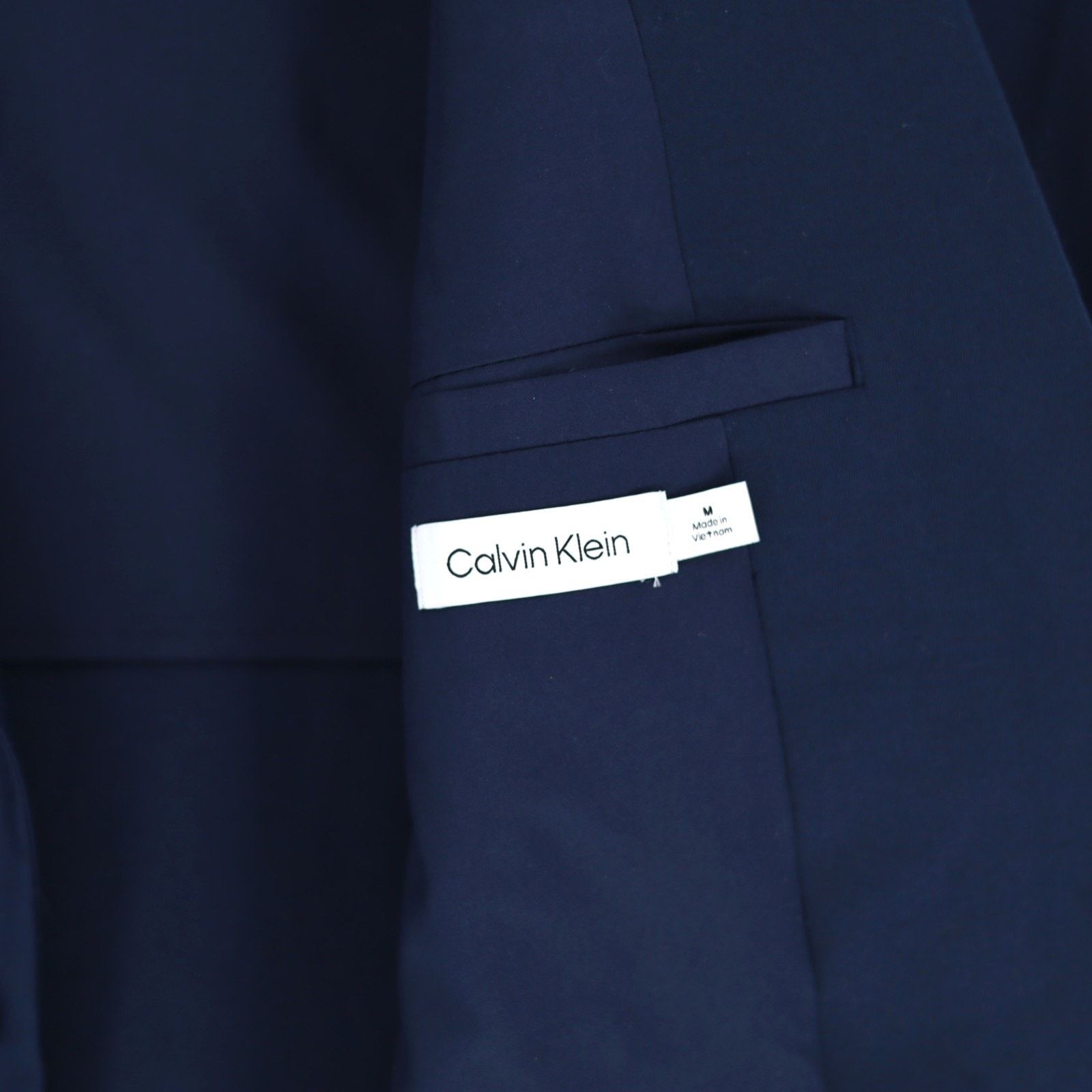 Calvin Klein Calvin Klein Men's Dark Sapphire Slim-Fit Suit Jacket Size M Size 40R - 5 Thumbnail