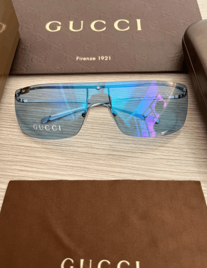 Gucci Gucci Sunglasses GG1719 Silver Vintage Tom Ford Rare Iconic Size ONE SIZE - 3 Thumbnail
