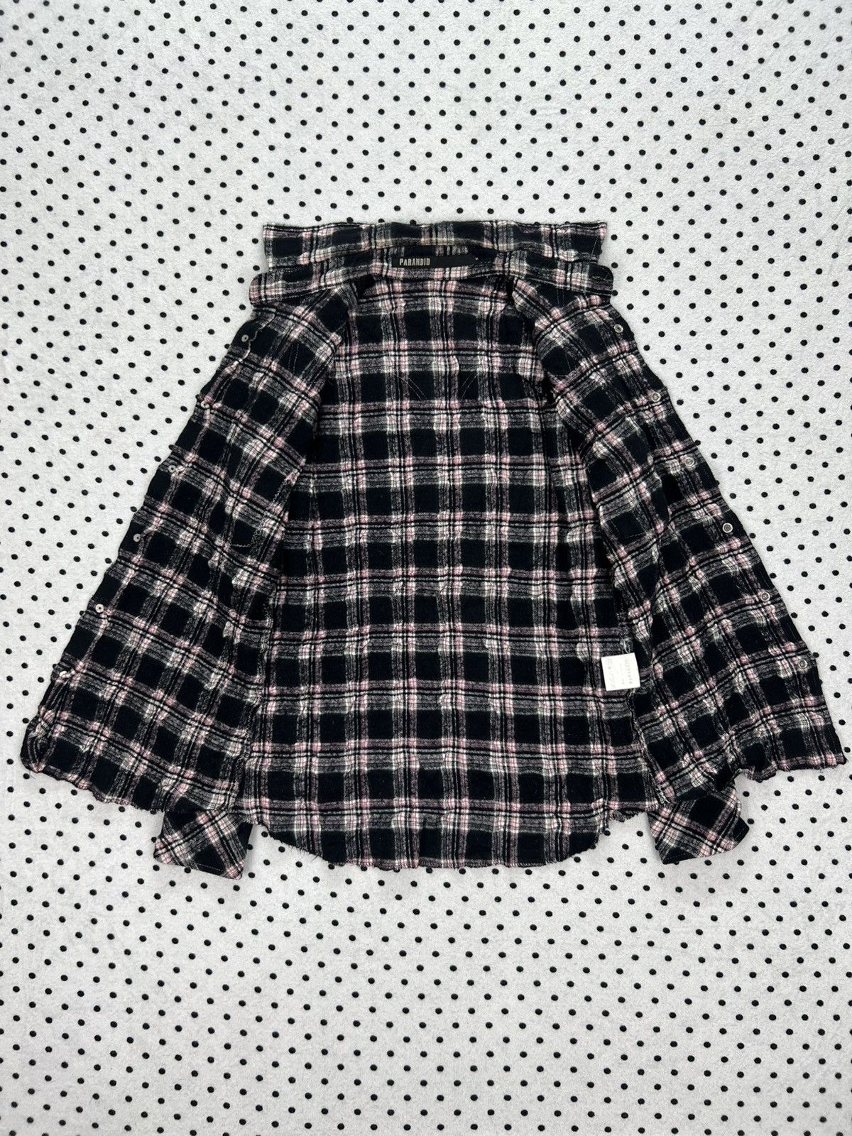 Japanese Brand Paranoid Plaid Western Shirt Size XS / US 0-2 / IT 36-38 - 7 Thumbnail