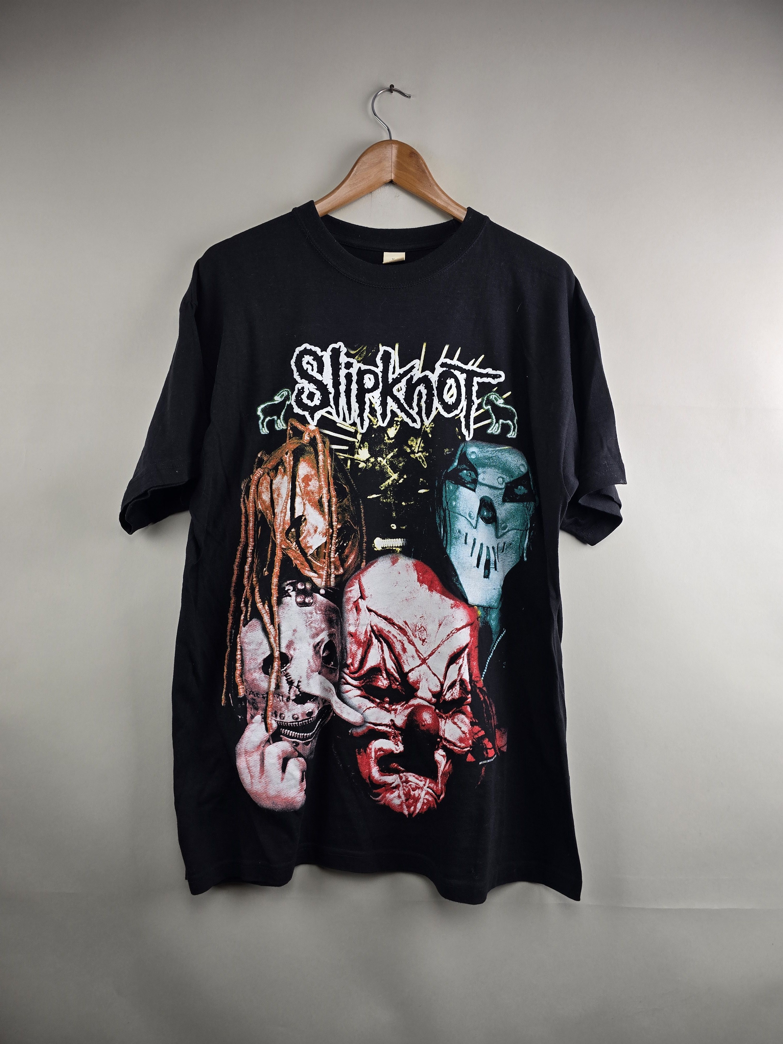 Band Tees × Vintage 2001 Slipknot Iowa XL 23" 30.5" Size US XL / EU 56 / 4 - 7 Thumbnail