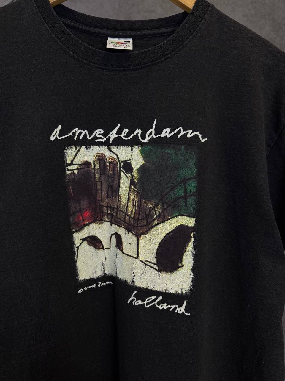 Vintage Marc Raven Amsterdam art vintage tee Size US L / EU 52-54 / 3 - 3 Thumbnail
