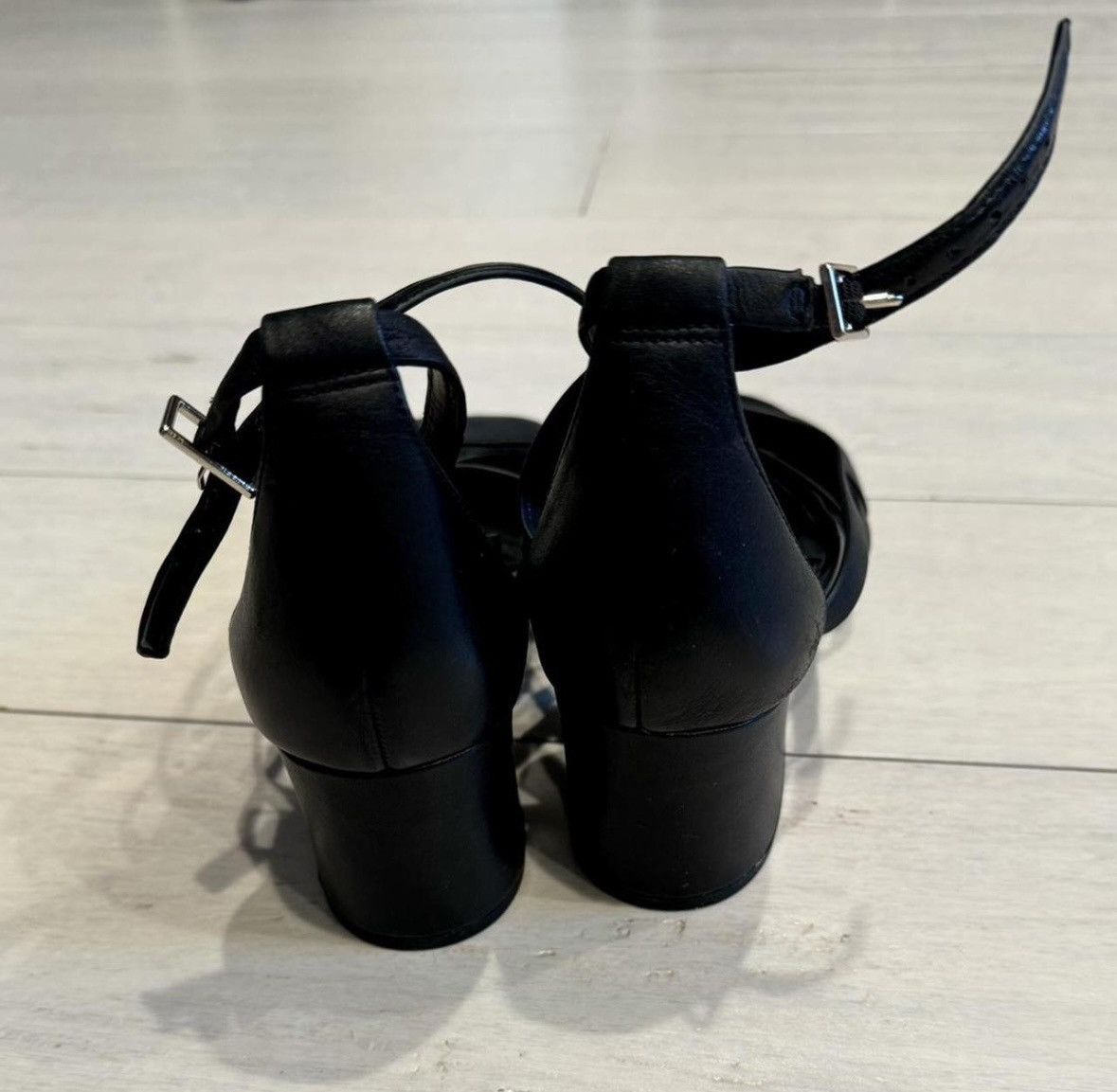 Nine West little heel strap shoes Size US 7.5 / IT 37.5 - 3 Thumbnail