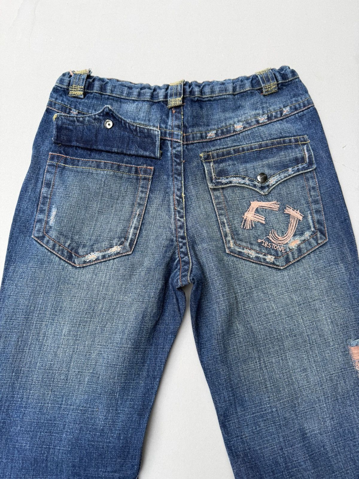 Japanese Brand First one flare jeans Size US 29 - 6 Thumbnail