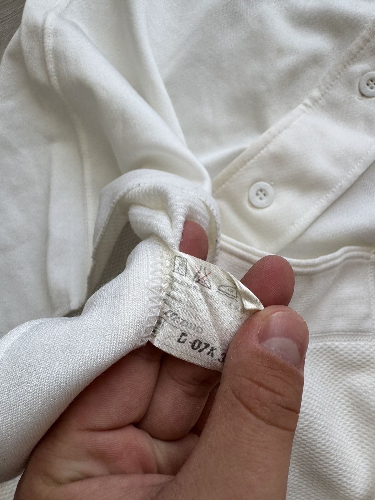 Mizuno Game Worn Vintage Mizuno Baseball Jersey | CHIZAKI #17 Japan Size US L / EU 52-54 / 3 - 8 Thumbnail