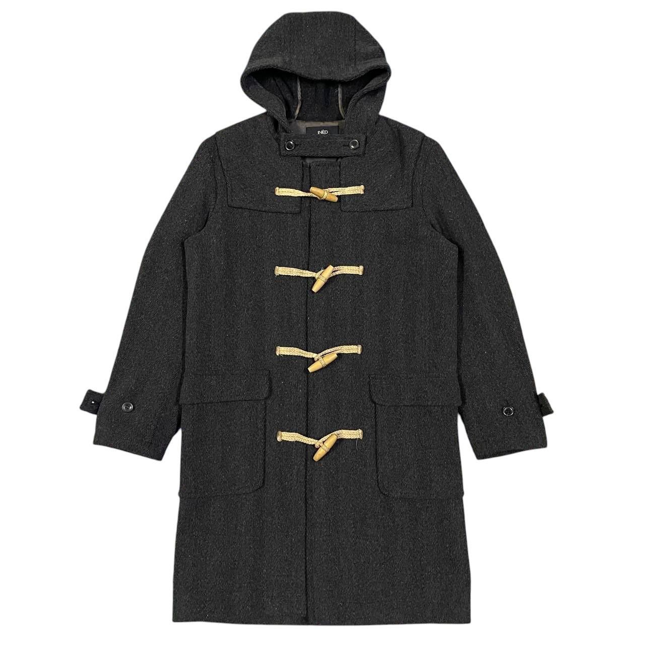 Yohji Yamamoto Vintage Ined Homme Yohji Yamamoto Wool Duffle Coat Size US M / EU 48-50 / 2 - 1 Thumbnail