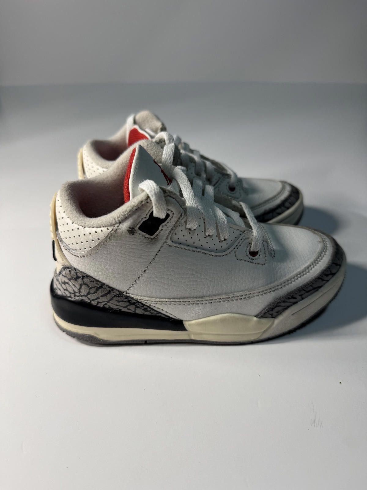 Jordan Brand Jordan Toddler White 11c White Cement Reimagined Size US 11 / EU 44 - 6 Thumbnail