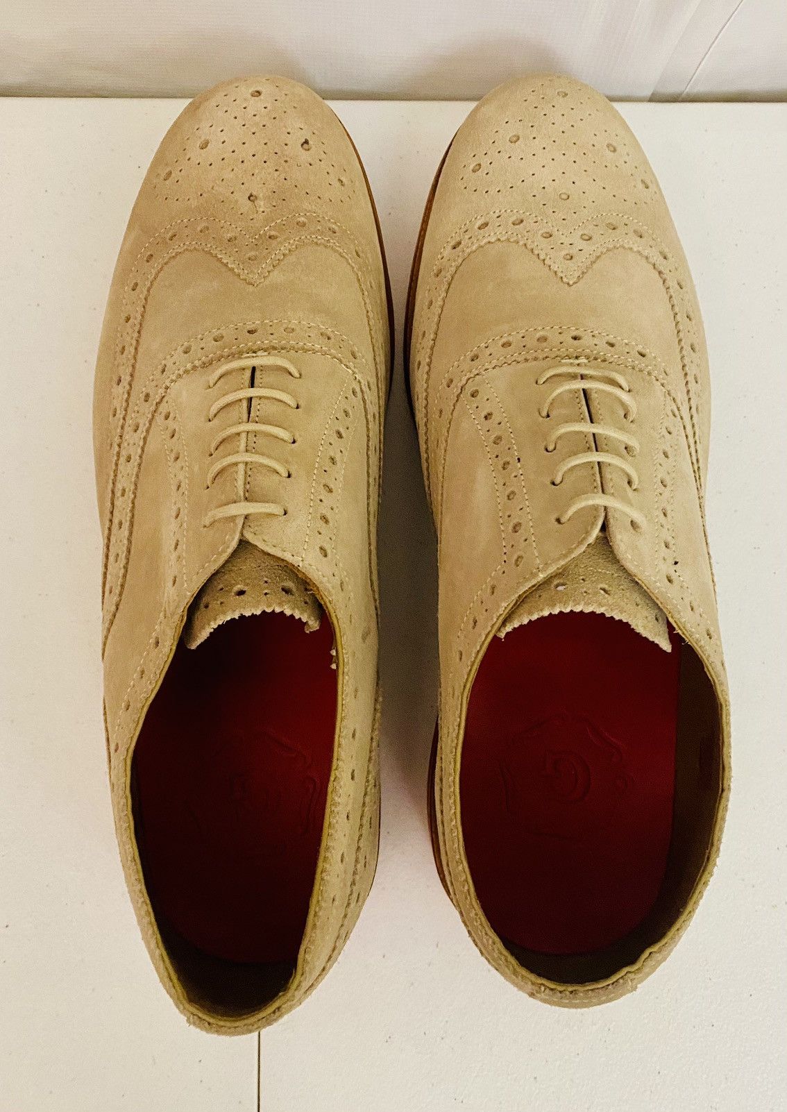 Grenson GRENSON Stanley Brown Suede Leather Firewalk Brogue 11.5 New Size US 11.5 / EU 44-45 - 10 Thumbnail