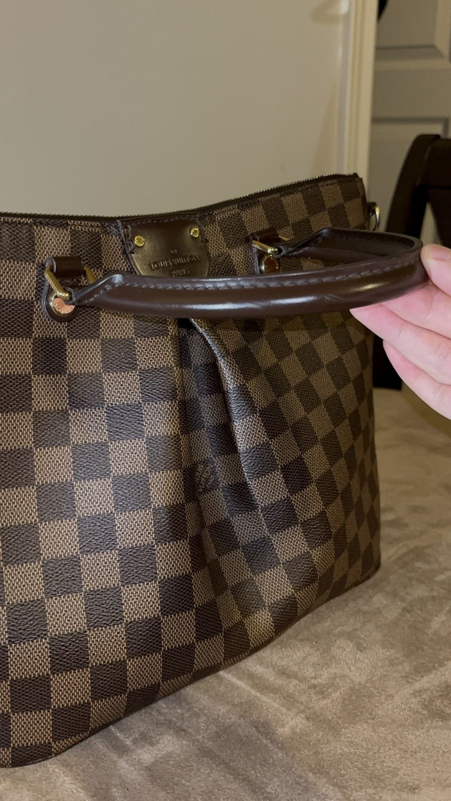 Louis Vuitton Louis Vuitton PM Damier Ebene Siena Canvas GHW Size ONE SIZE - 11 Thumbnail