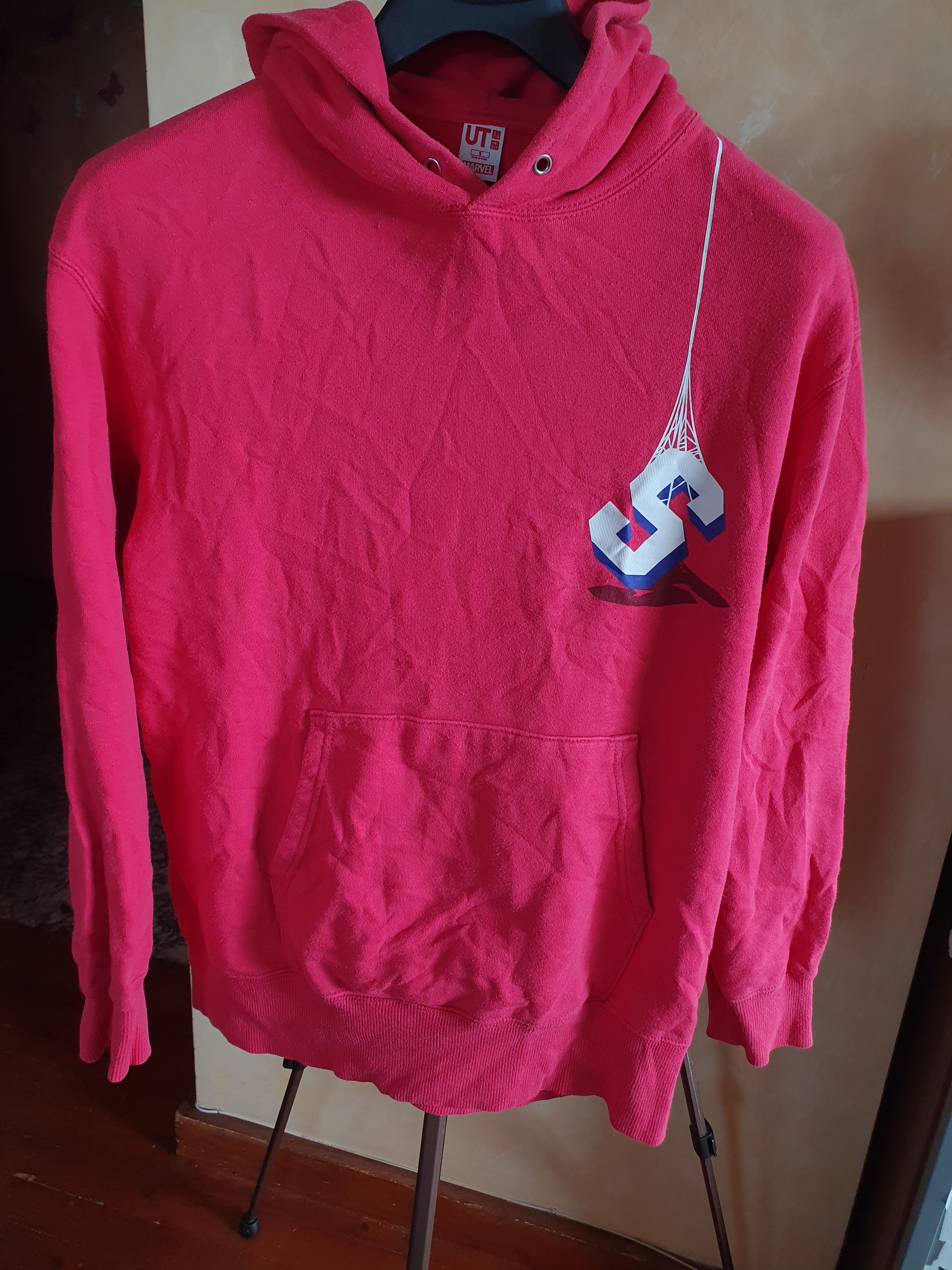 Marvel Comics × Uniqlo Uniqlo Marvel Spiderman Hoodie Hanging S sz S/M? Size US S / EU 44-46 / 1 - 4 Thumbnail