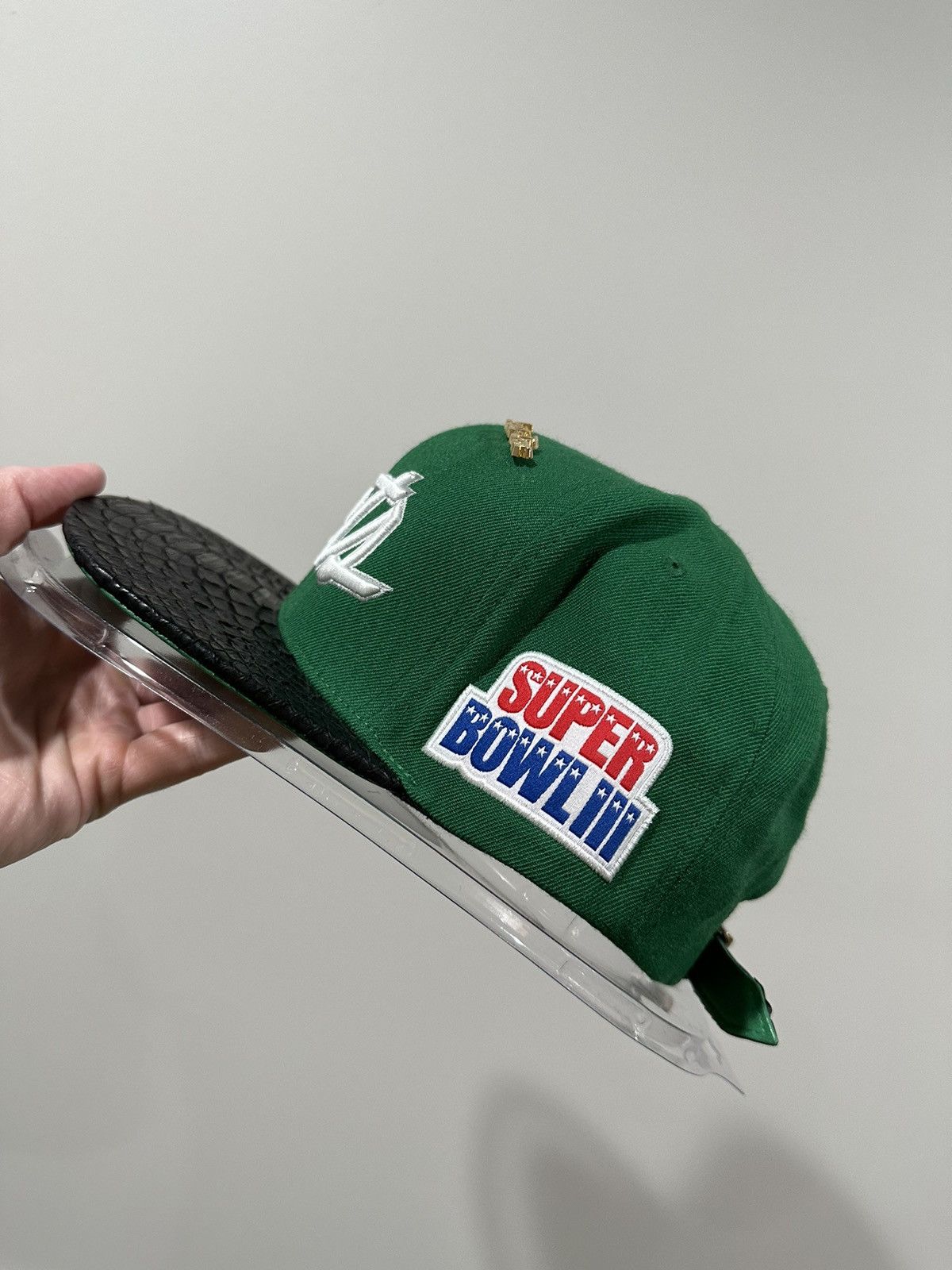 Just Don Just Don x Mitchell & Ness NFL Super Bowl New York Jets Hat Size ONE SIZE - 11 Thumbnail