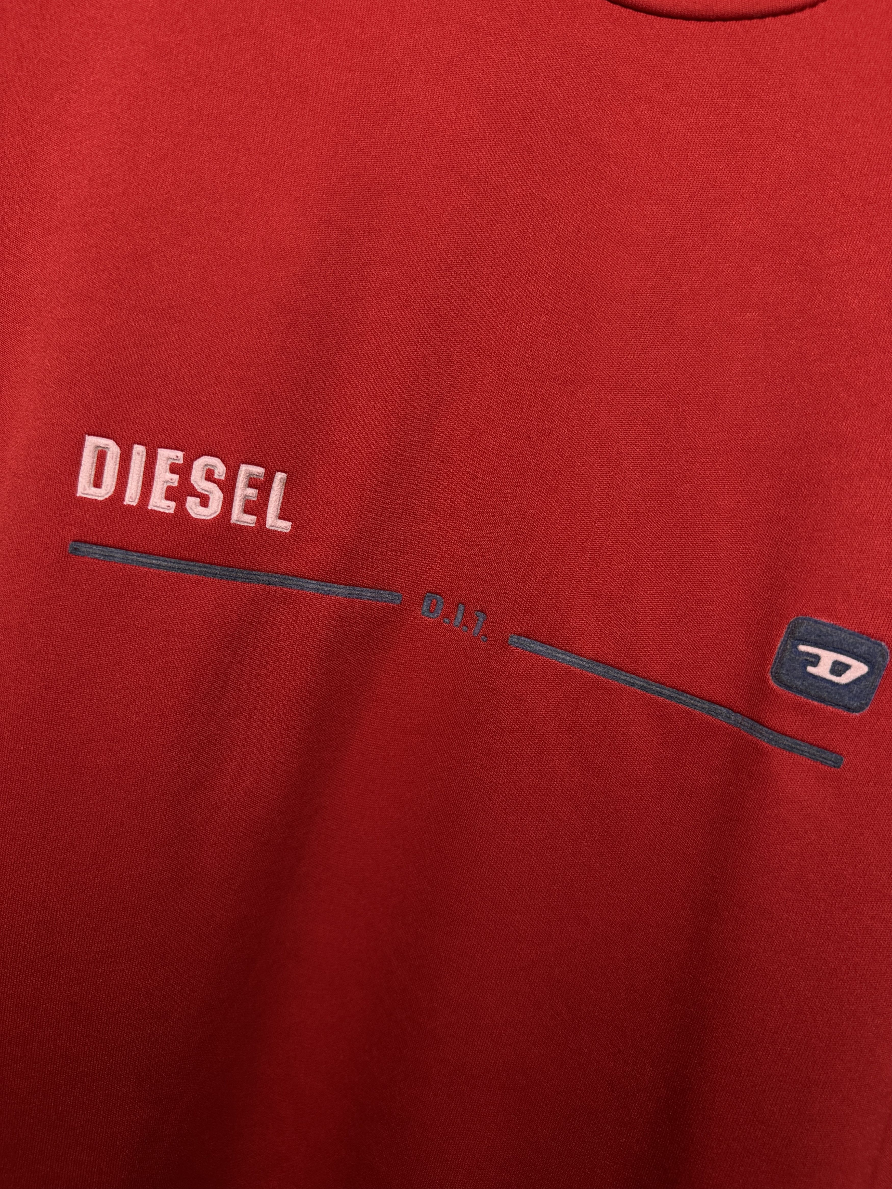 Diesel Diesel D.I.T. 90s Vintage Mens T-Shirt Size US L / EU 52-54 / 3 - 3 Thumbnail