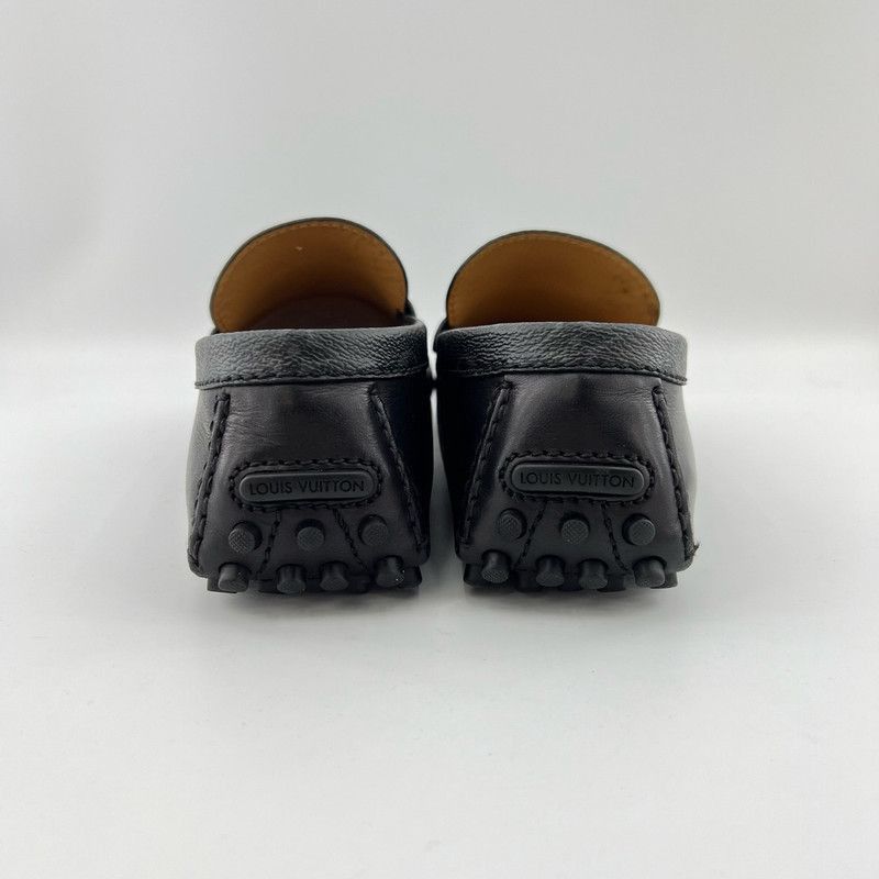 Louis Vuitton Louis Vuitton Black Leather Casual Slip-On Shoes - Size US 7 / EU 40 - 3 Thumbnail