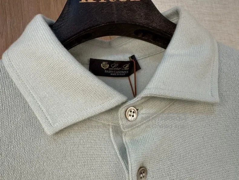 Loro Piana Loro Piana Cashmere Knit Polo Shirt. Size US XL / EU 56 / 4 - 3 Thumbnail