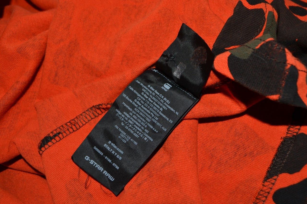 G-Star G-star Raw stalt camo t-shirt pocket orange Size XL Size US XL / EU 56 / 4 - 10 Thumbnail