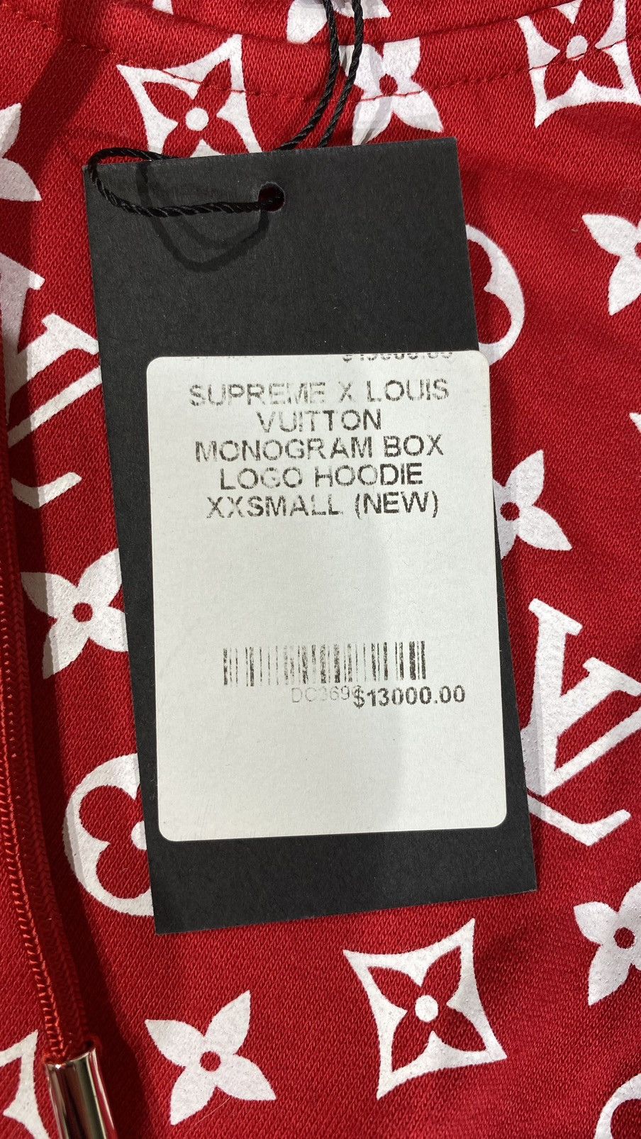 Louis Vuitton × Supreme LOUIS VUITTON X SUPREME XXS Box Logo Hoodie Size US XXS / EU 40 - 7 Thumbnail