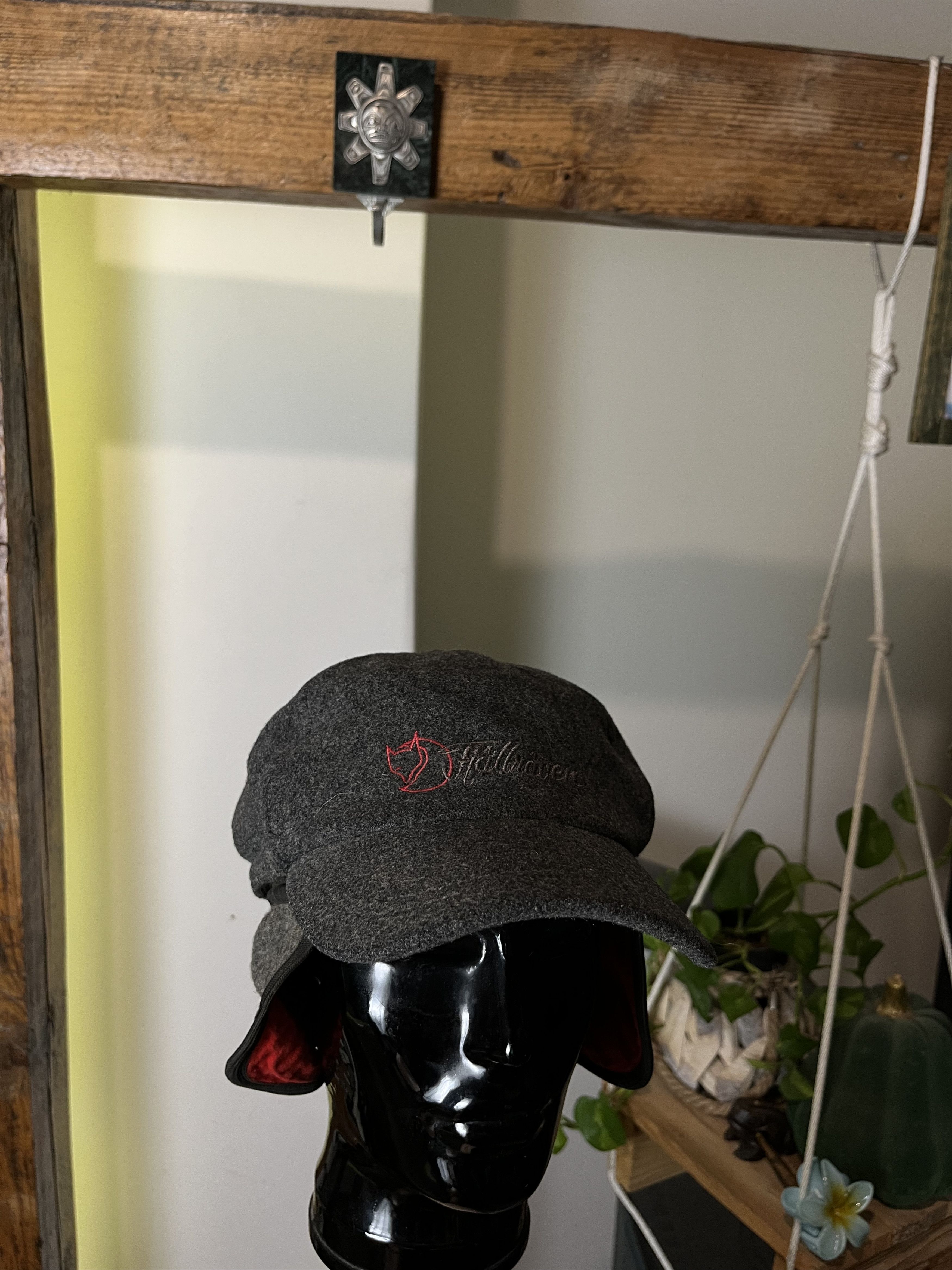 Fjallraven × Vintage Vintage 90s Fjallraven Gray Wool Cap Rare Size ONE SIZE - 1 Thumbnail