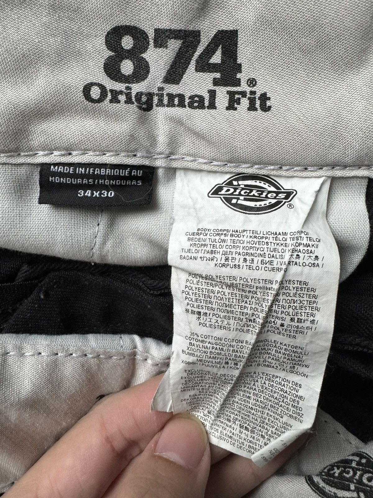 Dickies Dickies 874 Black Size US 34 / EU 50 - 3 Thumbnail
