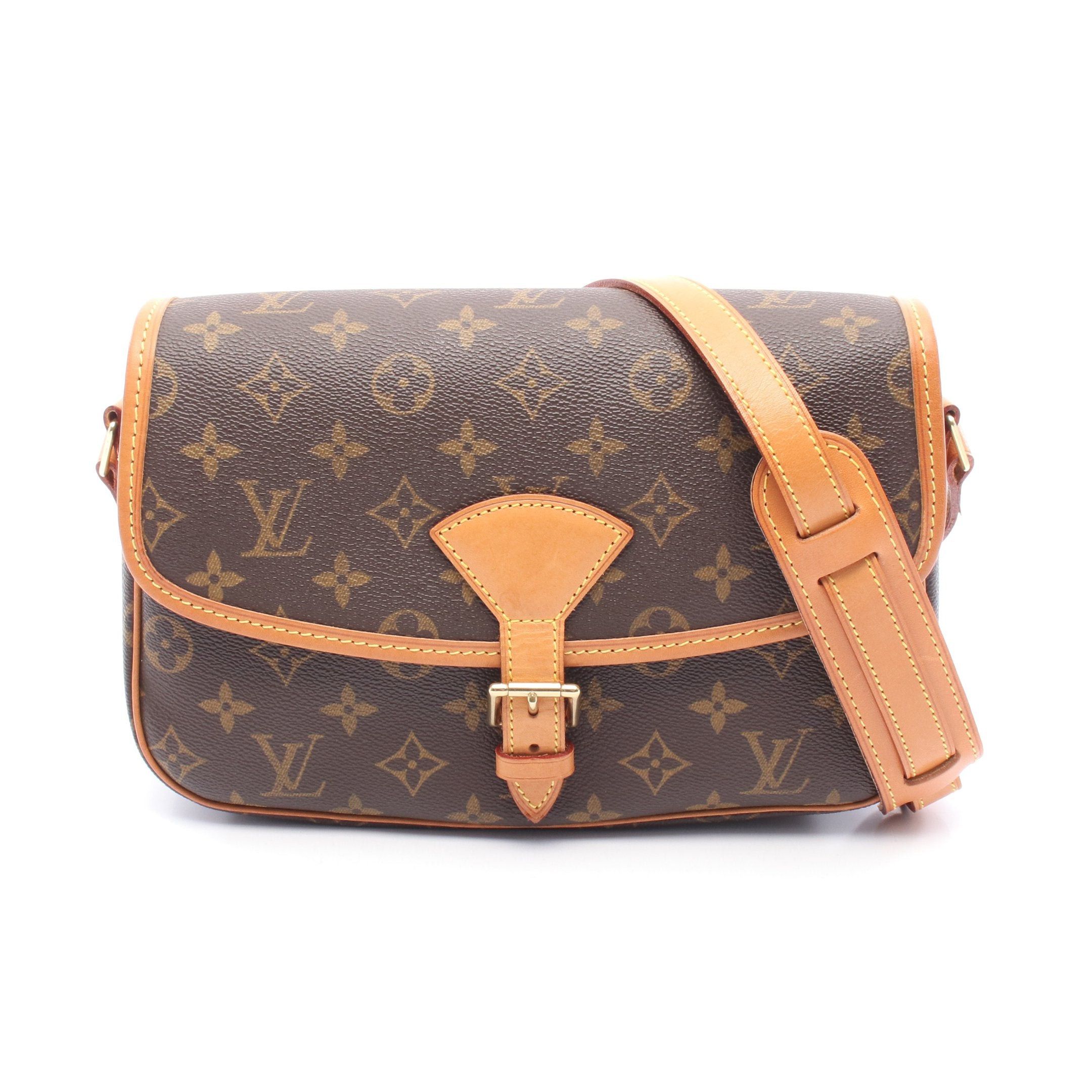 Louis Vuitton Louis Vuitton Sologne Monogram Shoulder Bag Leather Brown Size ONE SIZE - 1 Thumbnail