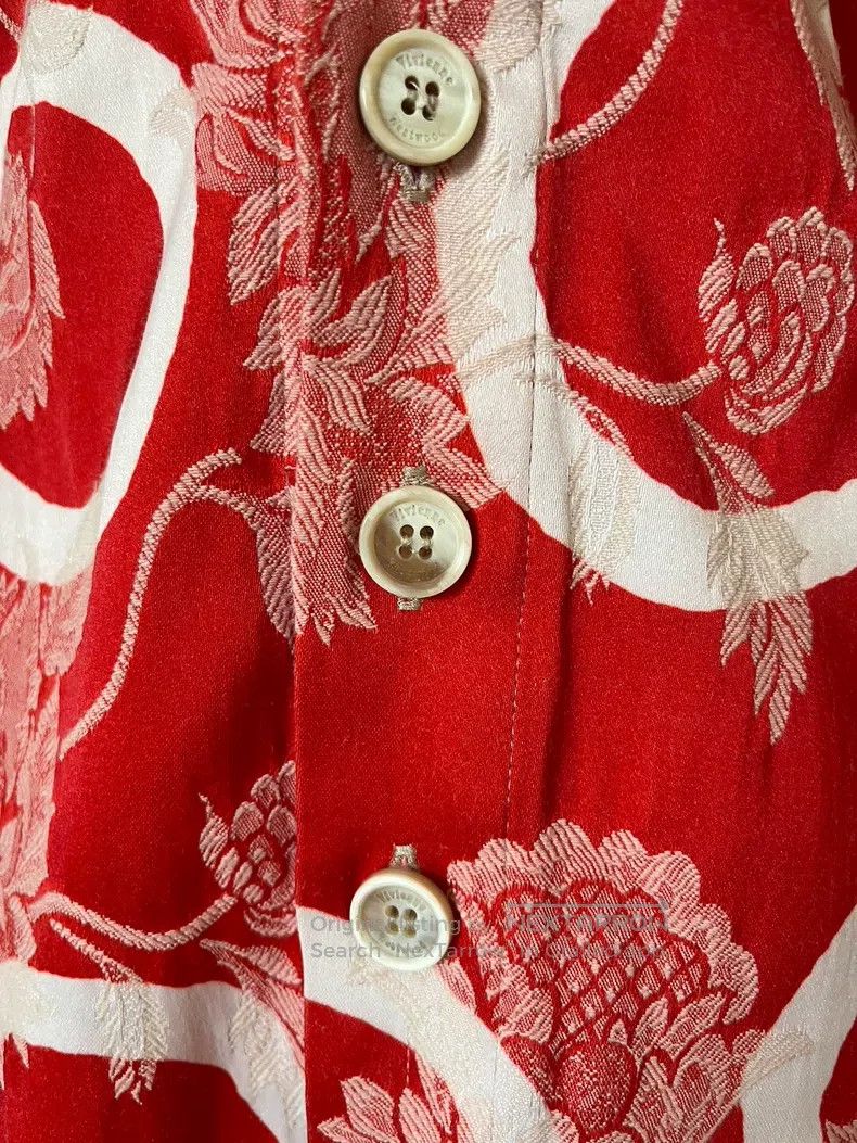 Vivienne Westwood Vivienne Westwood Red Printed Shirt Size M / US 6-8 / IT 42-44 - 4 Thumbnail