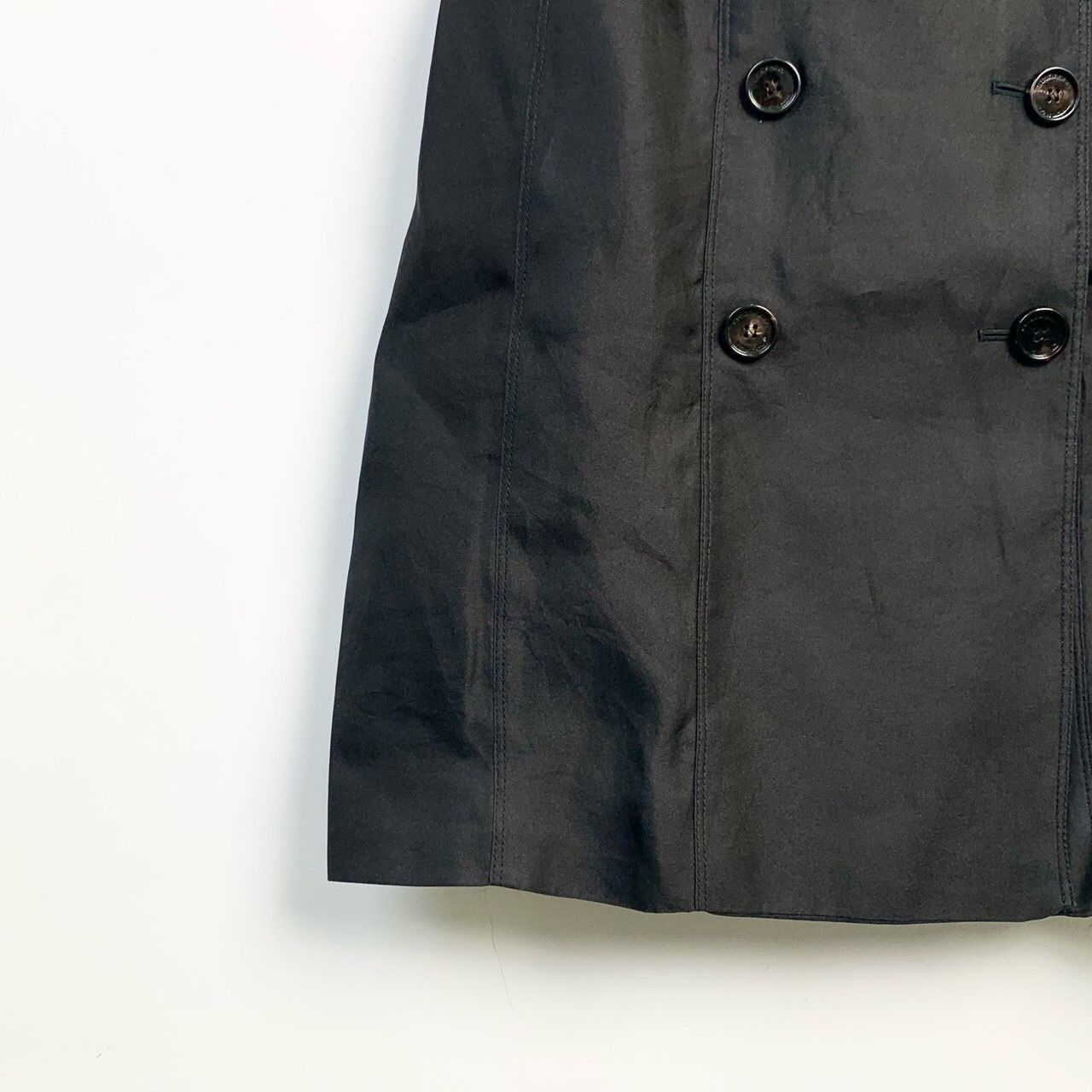 Burberry Burberry Double-Breasted Trench Coat-Style Black Short-Sleev Size S / US 4 / IT 40 - 5 Thumbnail