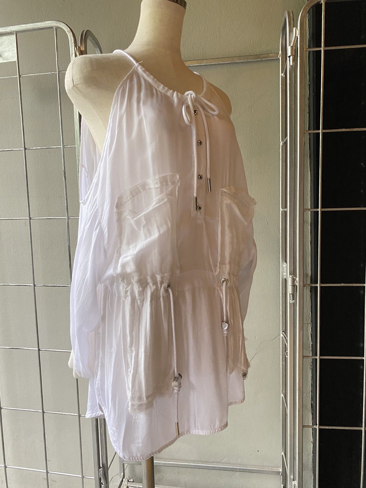 Diesel Diesel white blouse Size ONE SIZE - 6 Thumbnail