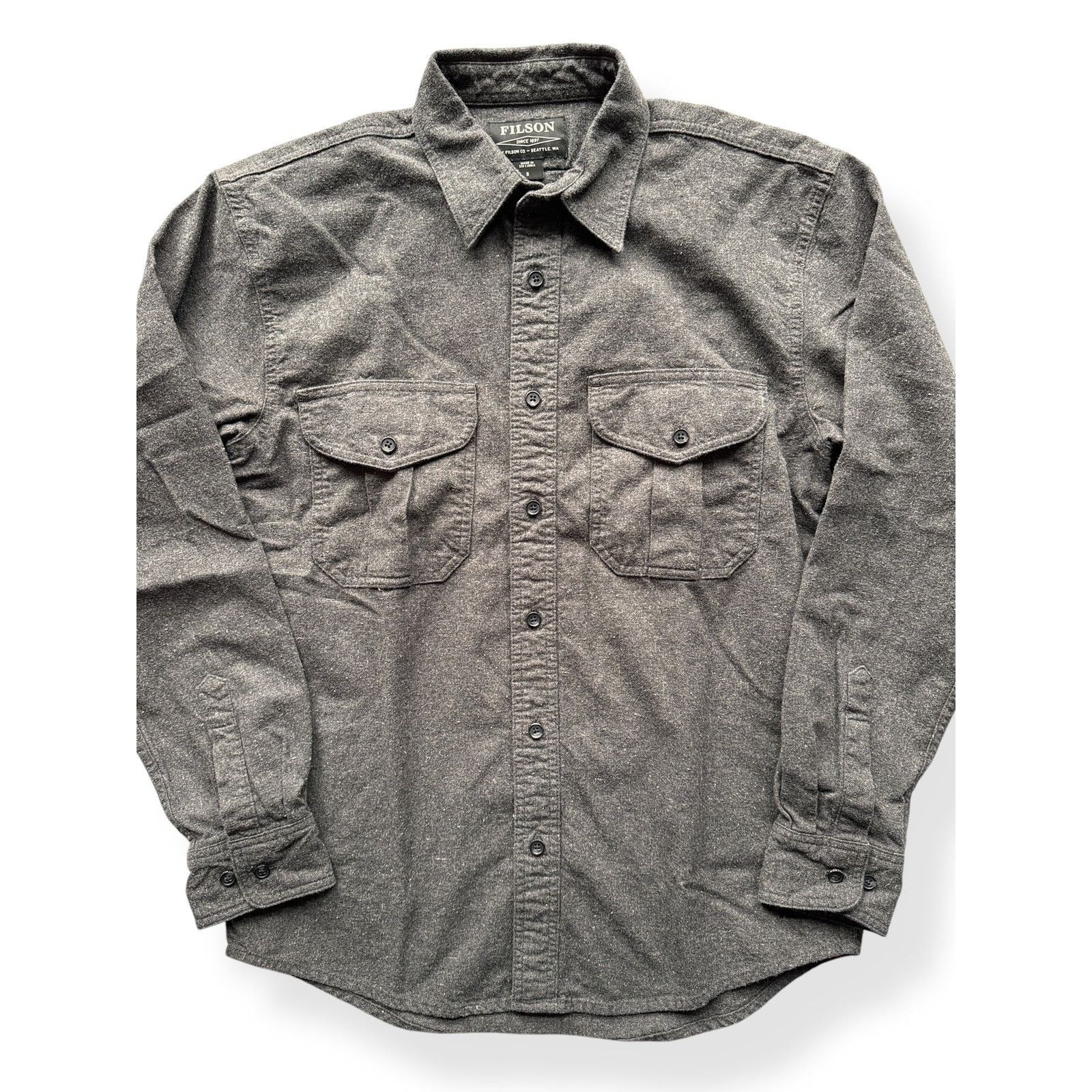 Filson Filson Dark Heather Grey Alaskan Guide Shirt SZ S Size US S / EU 44-46 / 1 - 2 Thumbnail