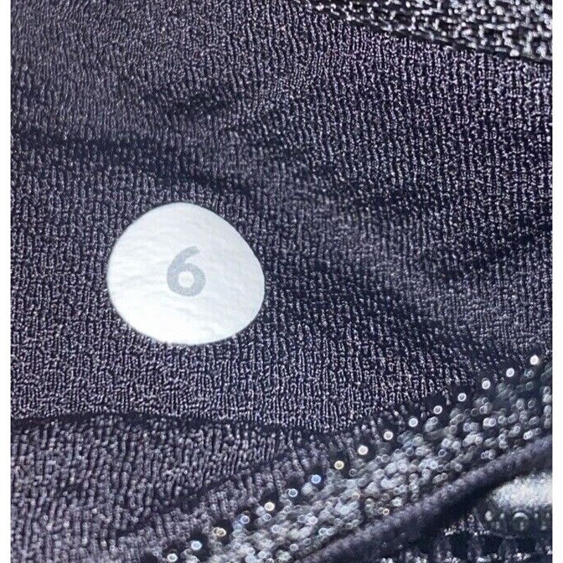 Lululemon Womens Lululemon Leggings Size 6 Black Blue Size 28" / US 6 / IT 42 - 6 Thumbnail