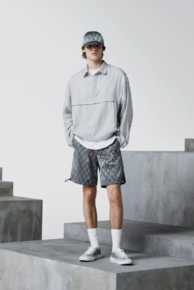 Dior o1w1db10824 CD Diamond Pullover Shirt in Gray Size US L / EU 52-54 / 3 - 4 Thumbnail