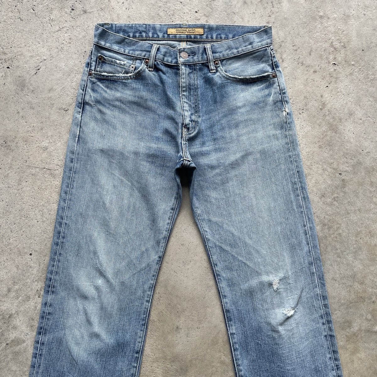 Japanese Brand W31💥 Vintage Japanese Brand 🇯🇵 Faded Denim Pants Jeans Size US 31 - 3 Thumbnail