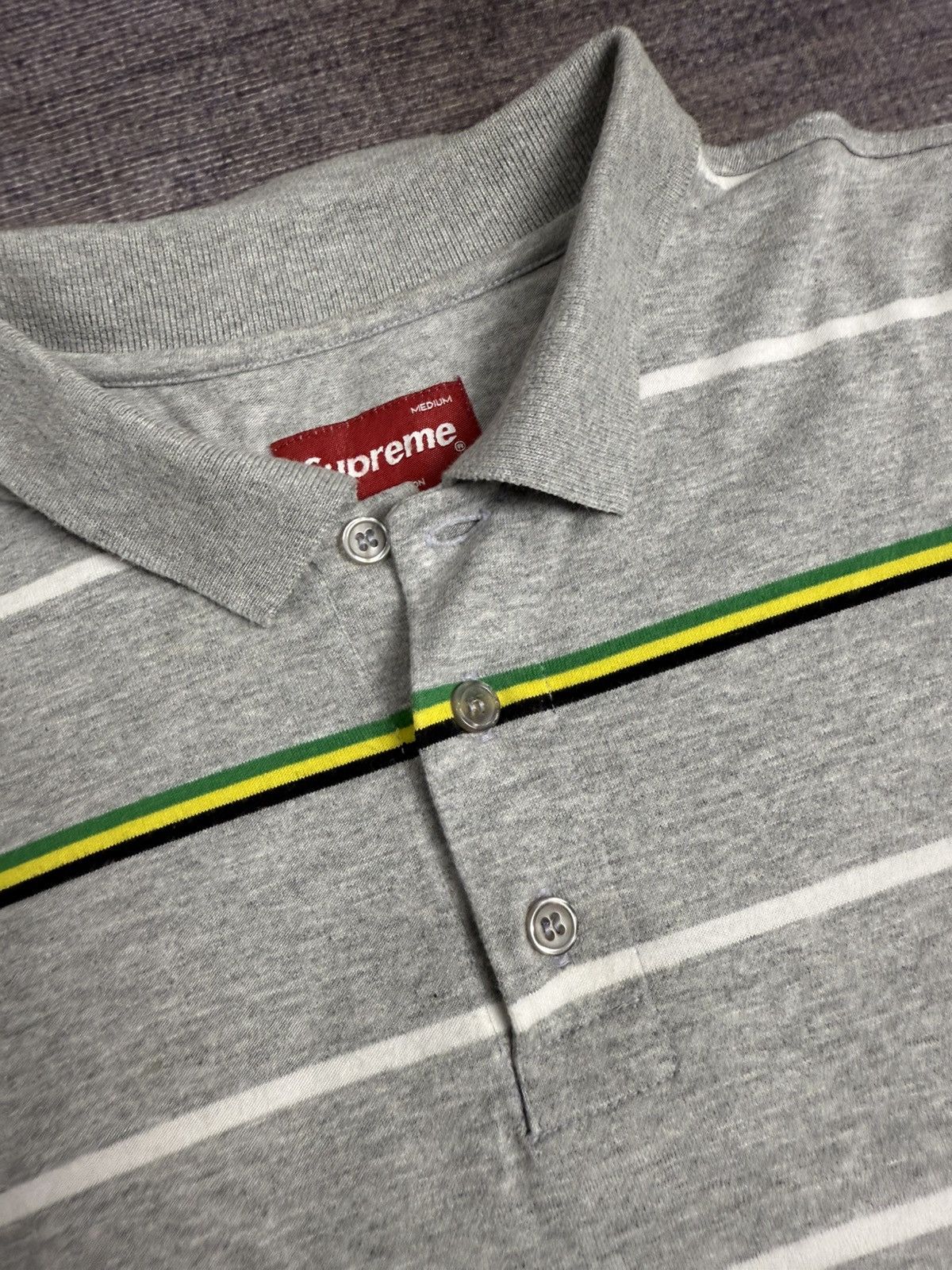 Supreme SUPREME POLO SHIRT LONG SLEEVE Size US M / EU 48-50 / 2 - 3 Thumbnail