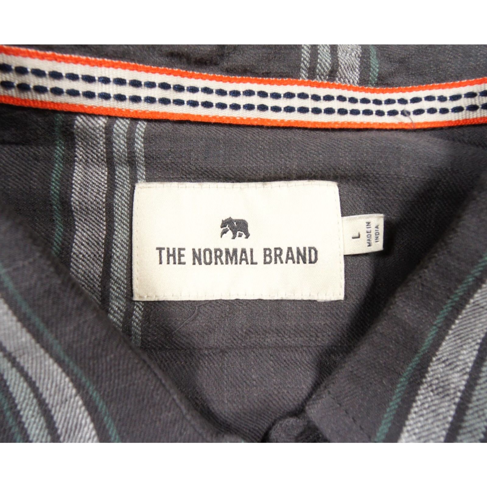 J Brand Nike Shirt Mens Large Gray Button Down Short Sleeve Cotton Adult Size US L / EU 52-54 / 3 - 5 Thumbnail
