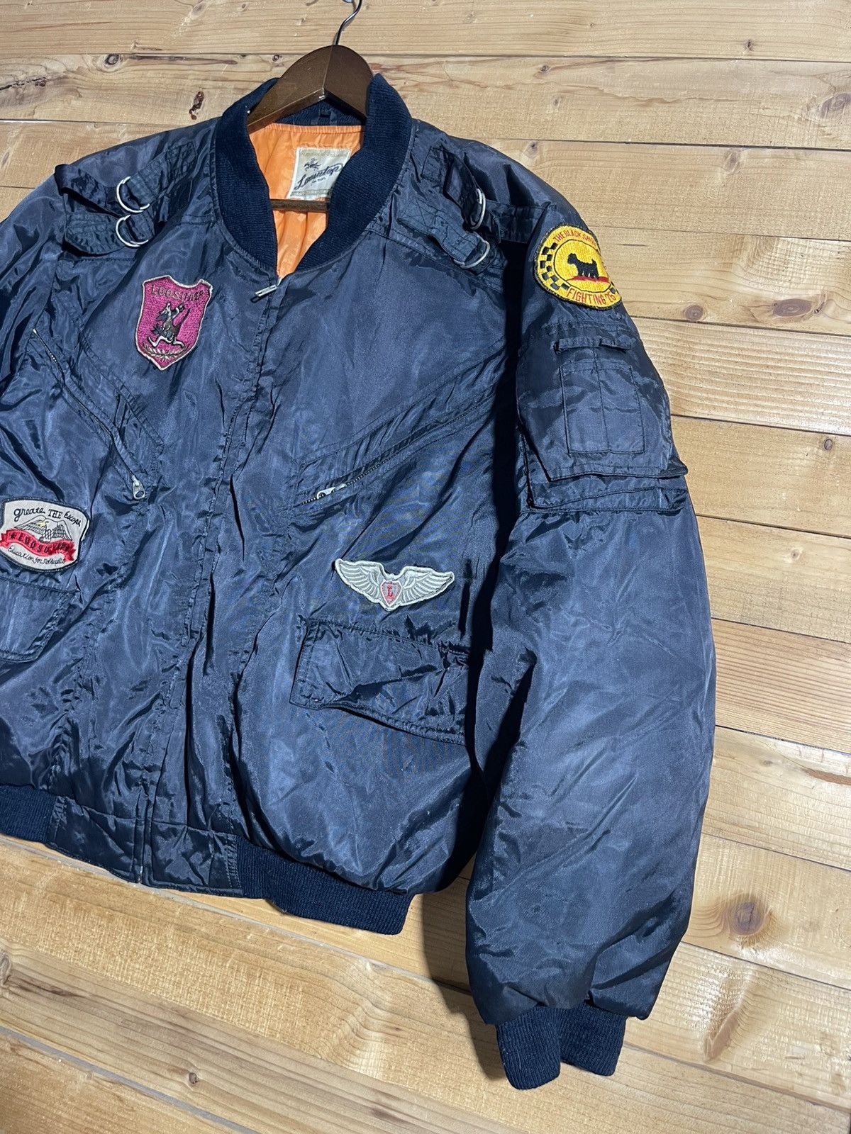 Vintage Vintage loosutap bomber jacket Size US L / EU 52-54 / 3 - 2 Thumbnail