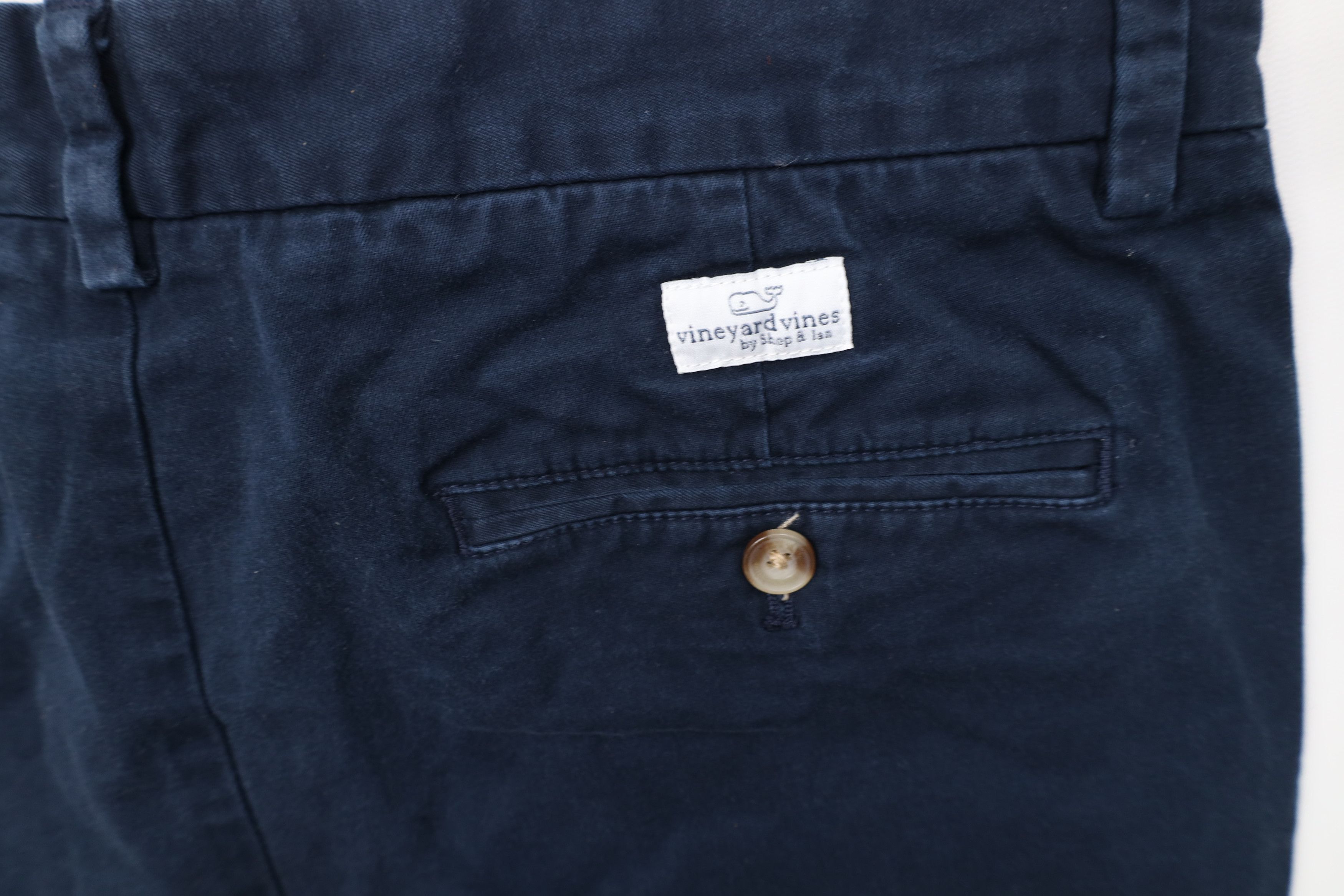 Vineyard Vines Vineyard Vines Knee Breaker Chino Shorts Navy Blue Stretch Size US 32 / EU 48 - 11 Thumbnail