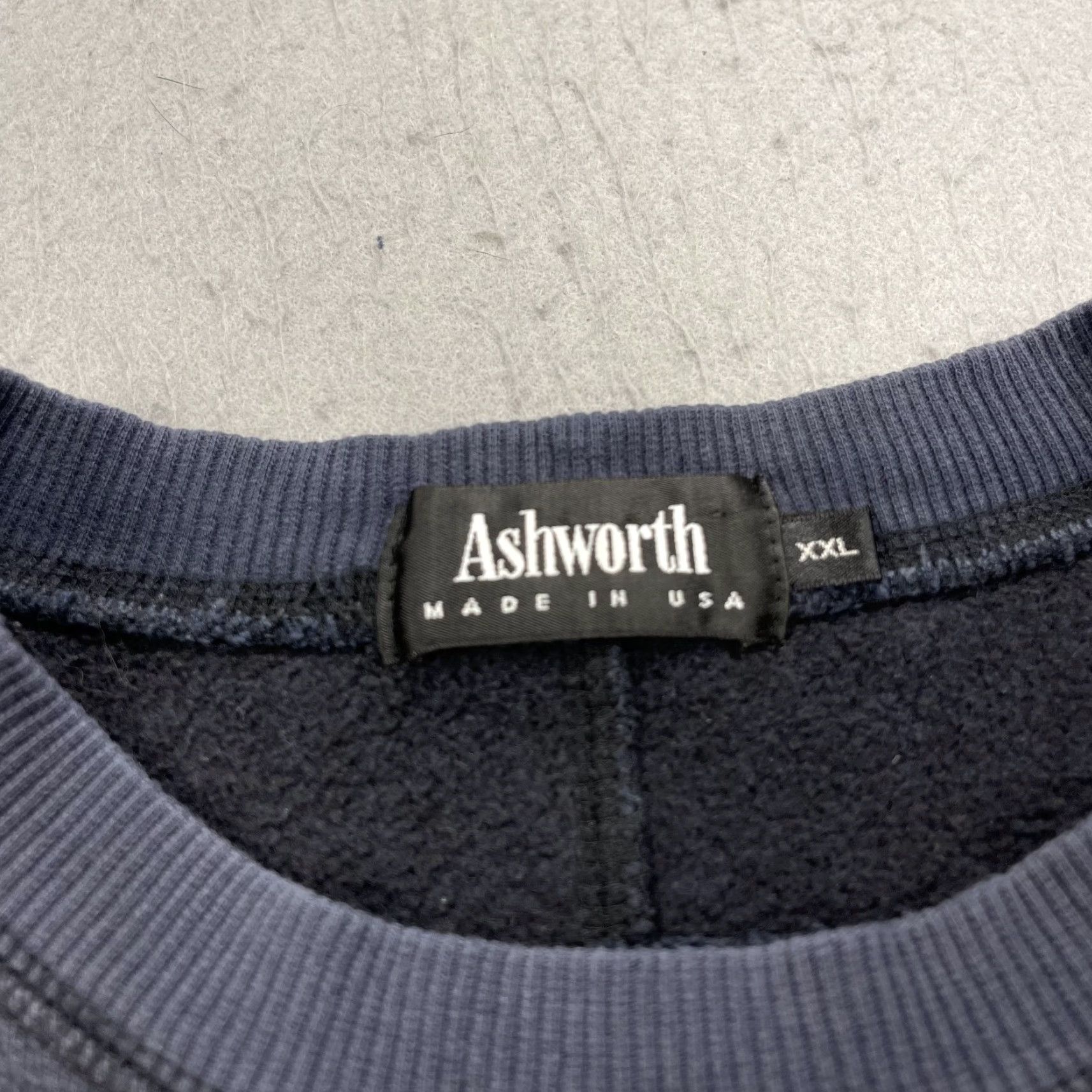 Vintage VINTAGE Ashworth Sweatshirt Mens 2XL Blue Crewneck Golf 90s USA Highweight Embroidered Pullover Dress? Size US XXL / EU 58 / 5 - 5 Thumbnail