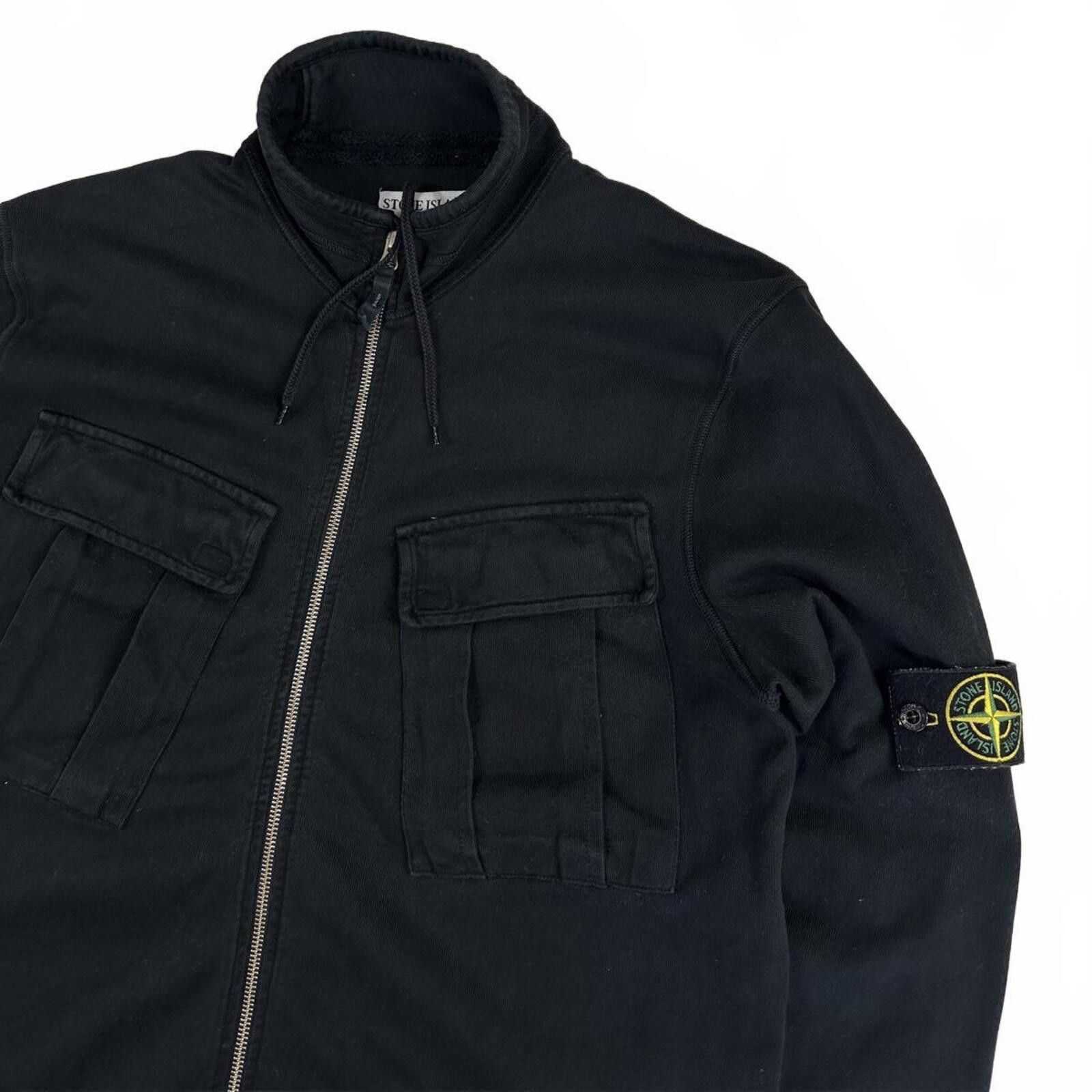 Stone Island Stone Island Vintage Full Zip Jumper Jacket Black XL Size US XL / EU 56 / 4 - 2 Thumbnail