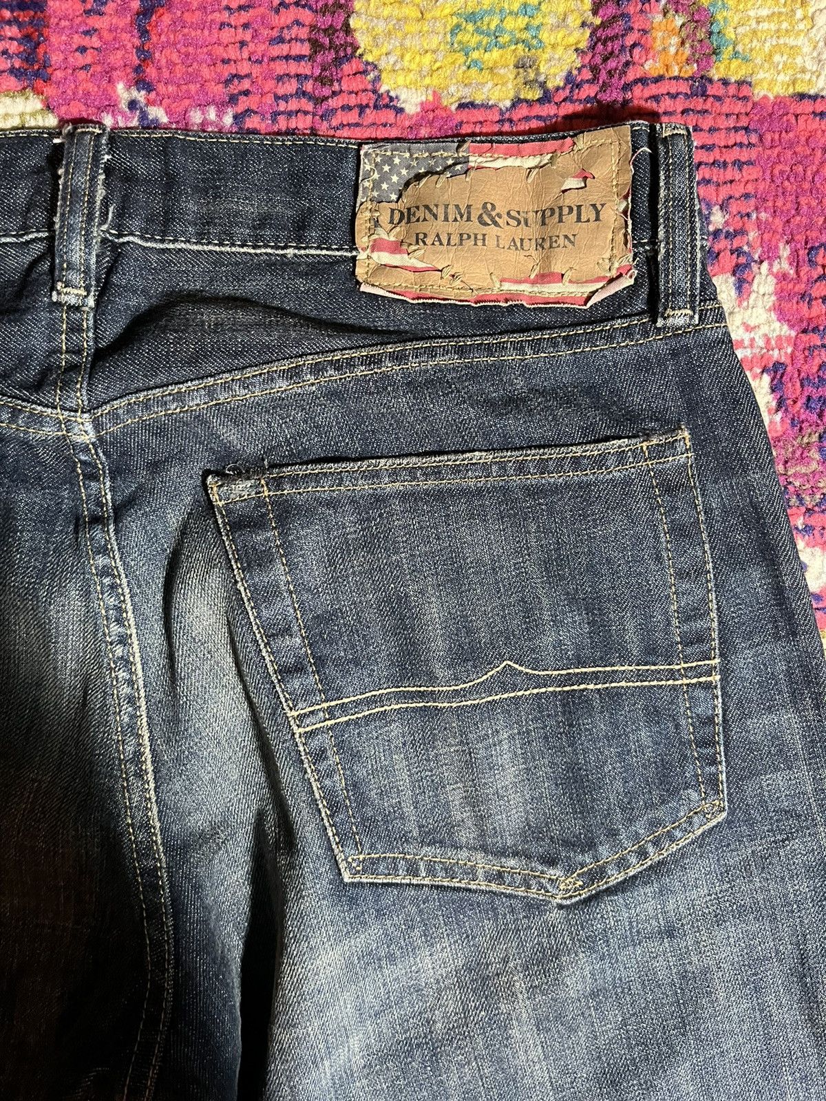 Denim & Supply Ralph Lauren Ralph Lauren Faded Straight Jean 33 Size US 33 - 3 Thumbnail