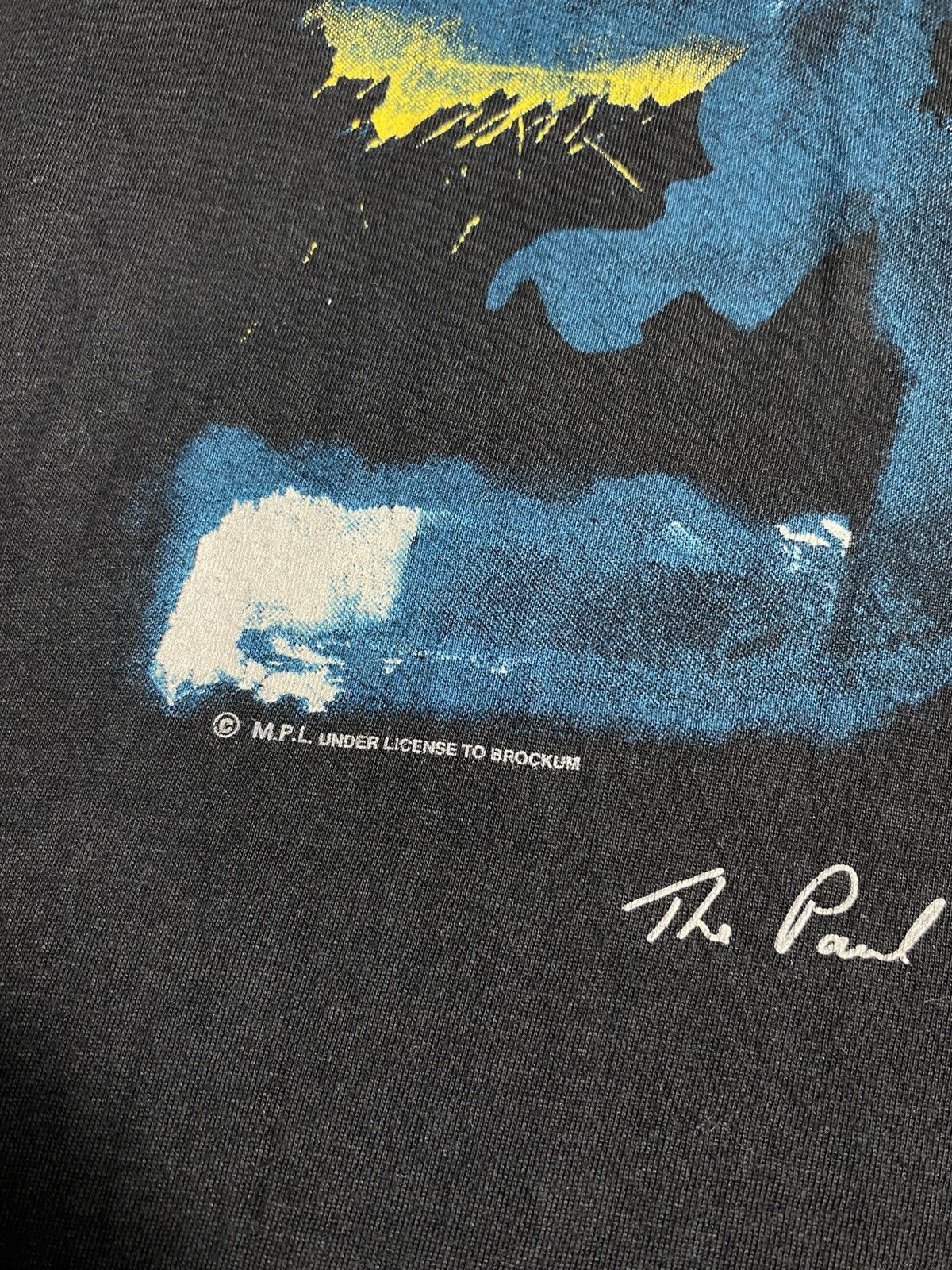 Band Tees Vintage Paul McCartney World Tour 1989 / 90 Size US L / EU 52-54 / 3 - 4 Thumbnail