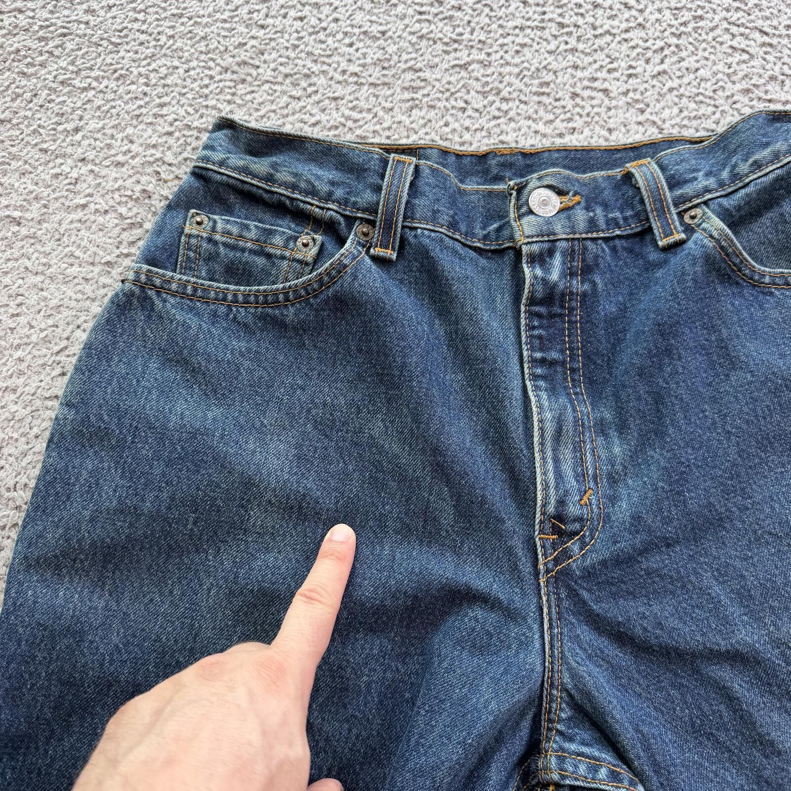 Levi's Levis 550 Relaxed Fit Jeans Womens 10 Blue Y2K Vintage 27x29 Size 27" / US 4 / IT 40 - 7 Thumbnail