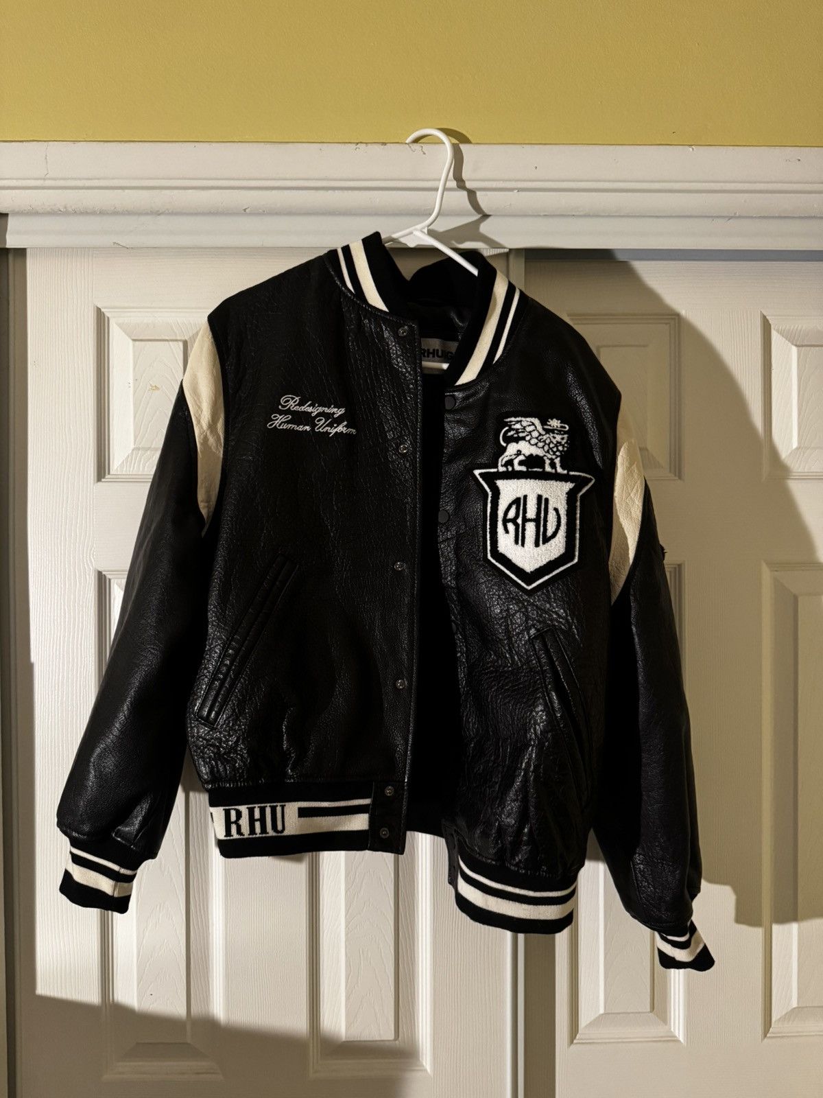 Rhude × Zara Rhuigi Rhude Zara Leather Jacket Rare Size US L / EU 52-54 / 3 - 1 Thumbnail