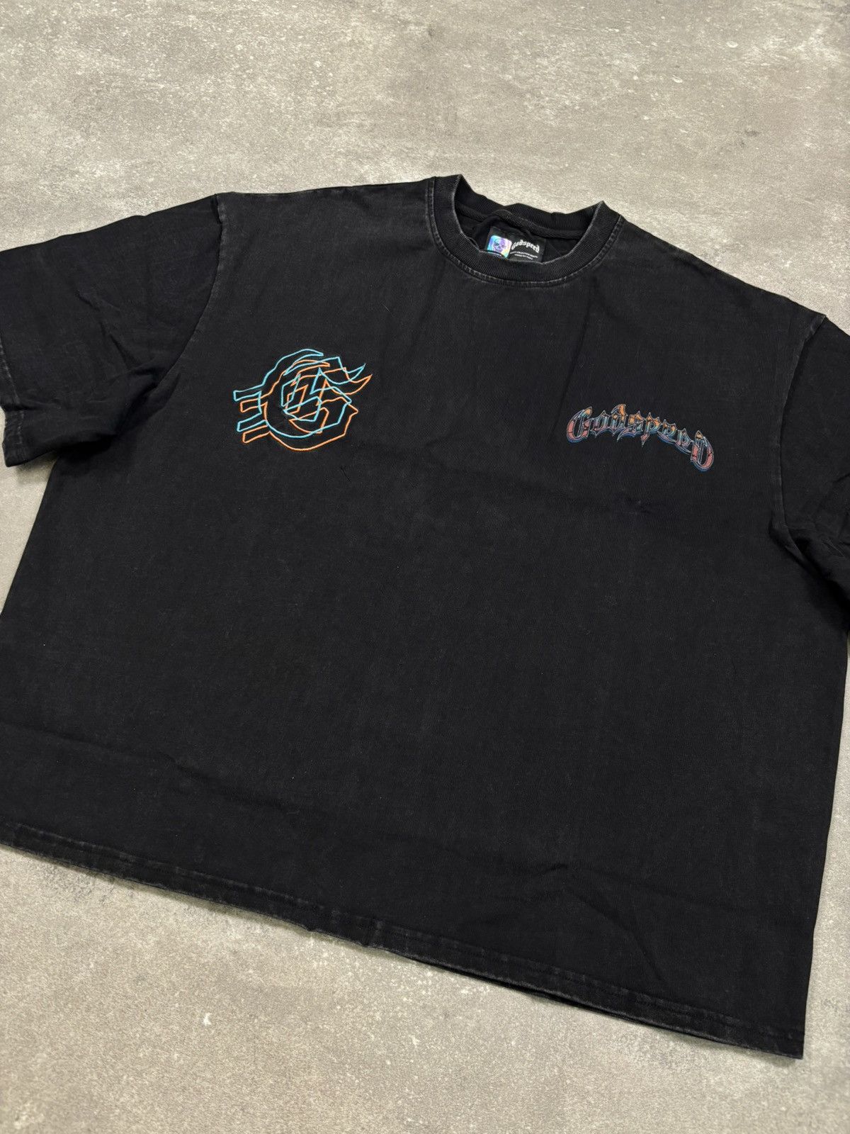 Godspeed Godspeed Natural Disaster Tee, Washed Black Size US S / EU 44-46 / 1 - 3 Thumbnail
