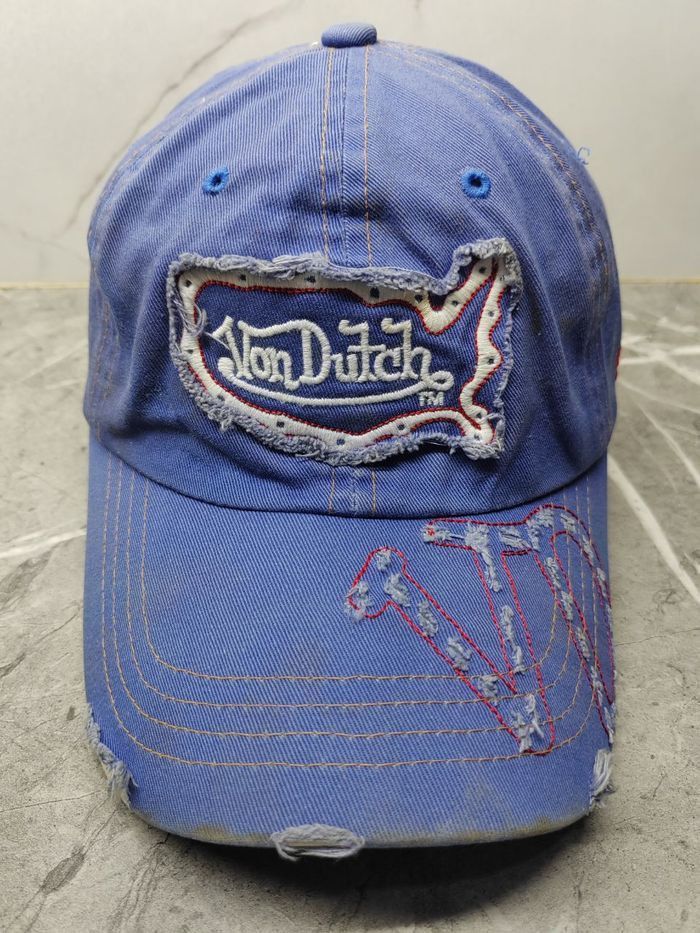 Von Dutch Vintage Von Dutch Distressed Style Cap Hat Size ONE SIZE - 2 Thumbnail