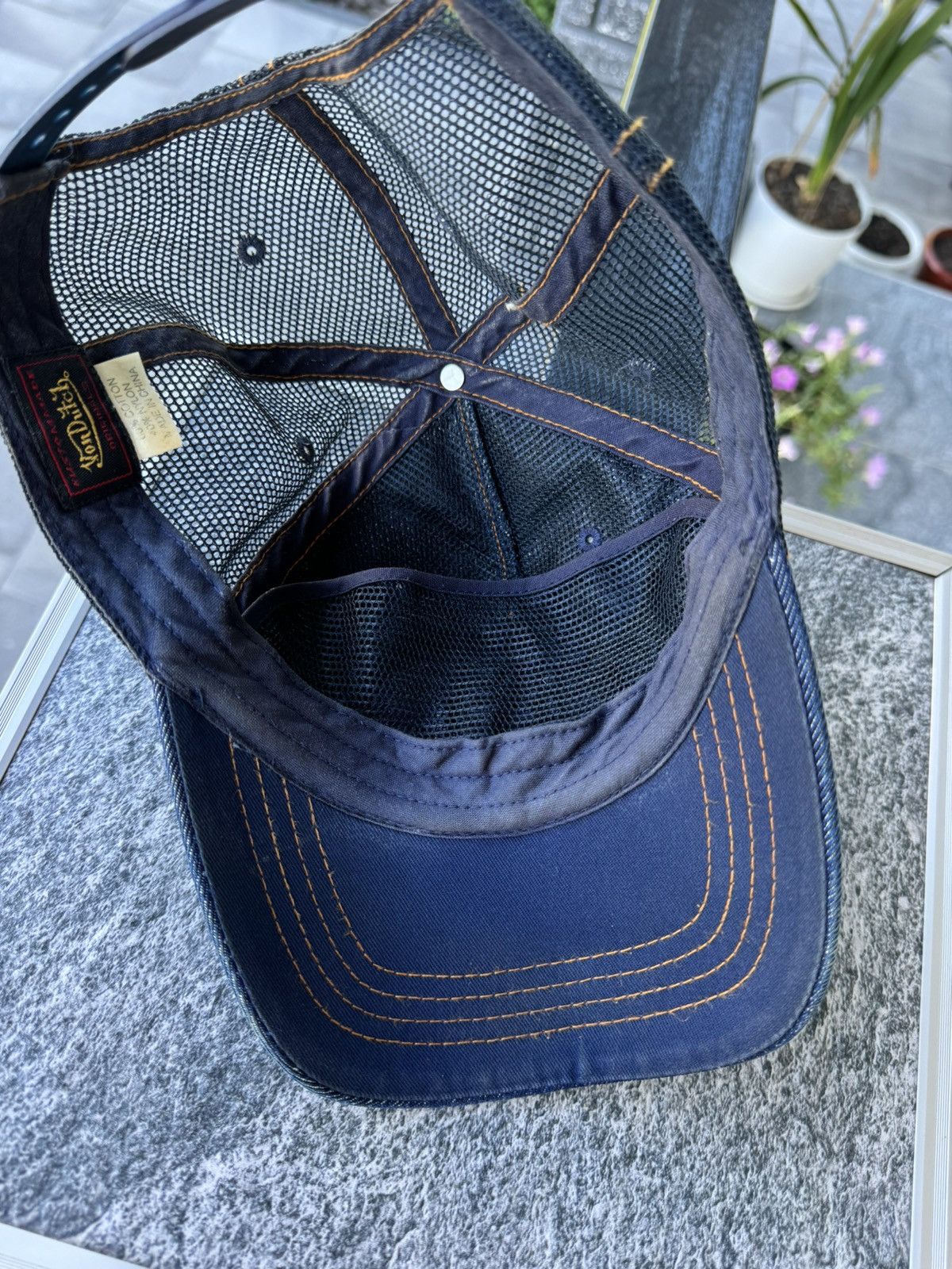 Vintage Vintage Von Dutch denim Y2K trap Tryuck Hat cap Jeans Logo Size ONE SIZE - 7 Thumbnail